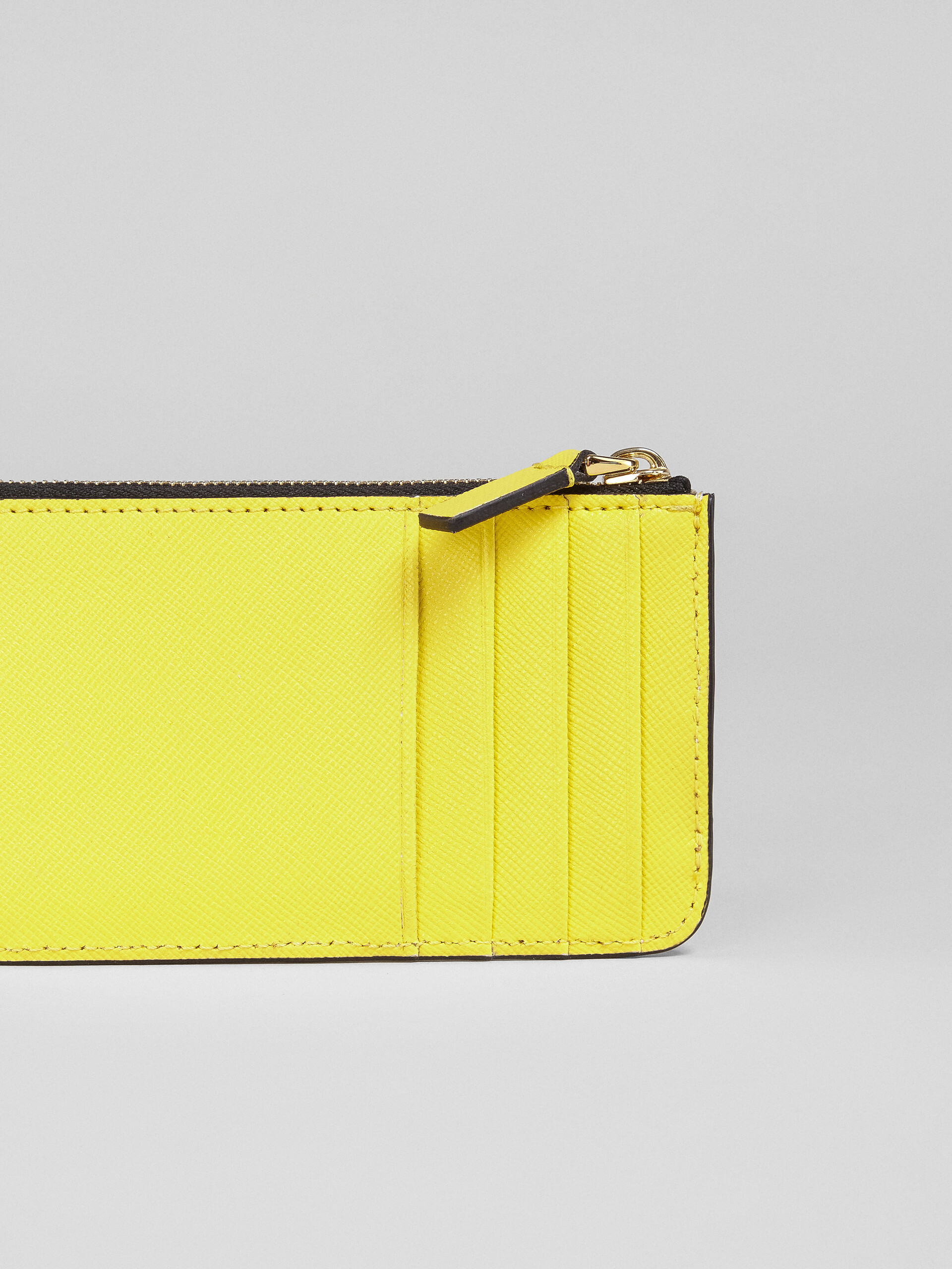 saffiano leather card holder
