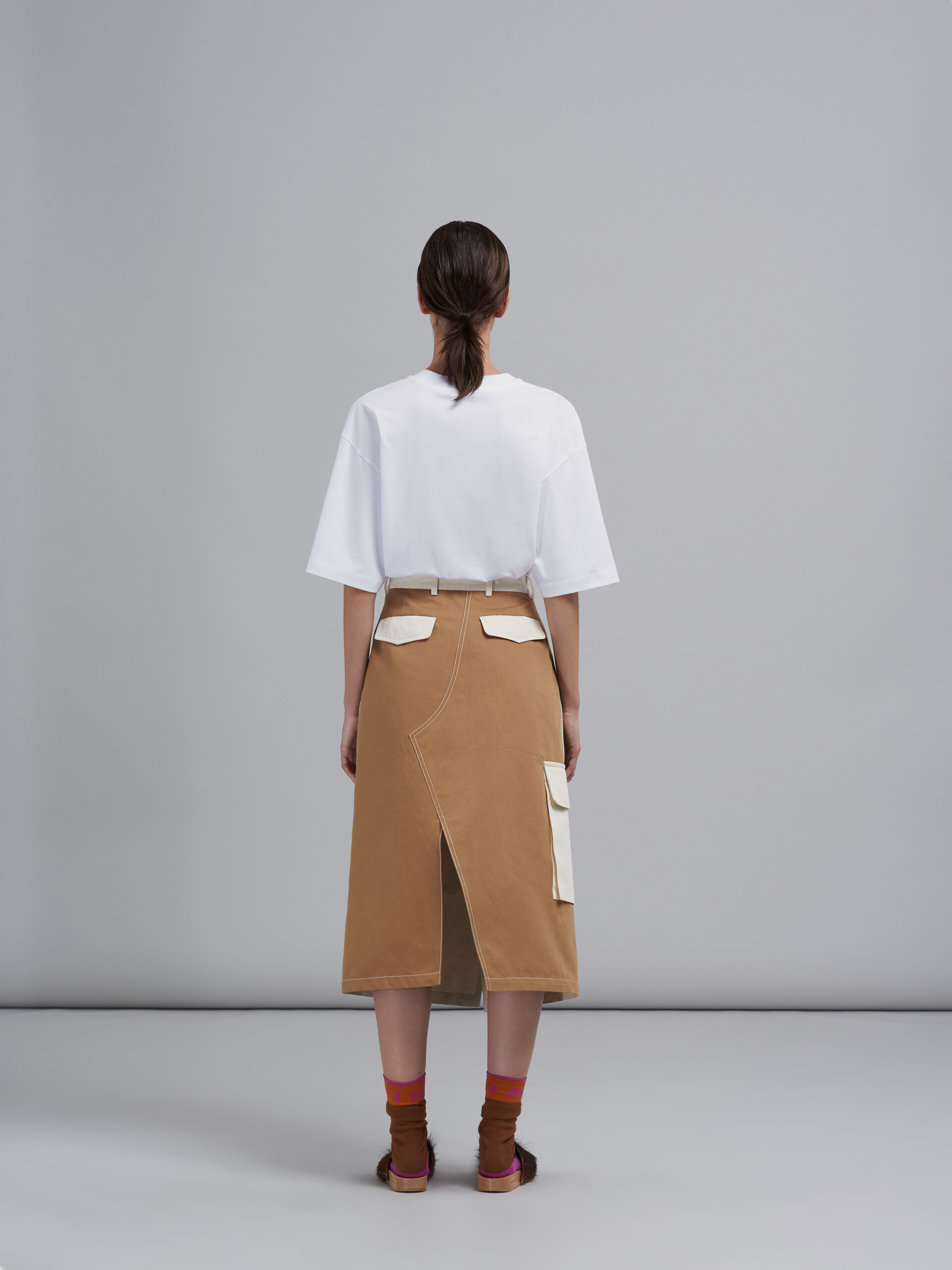Organic cotton drill skirt - Skirts - Image 3