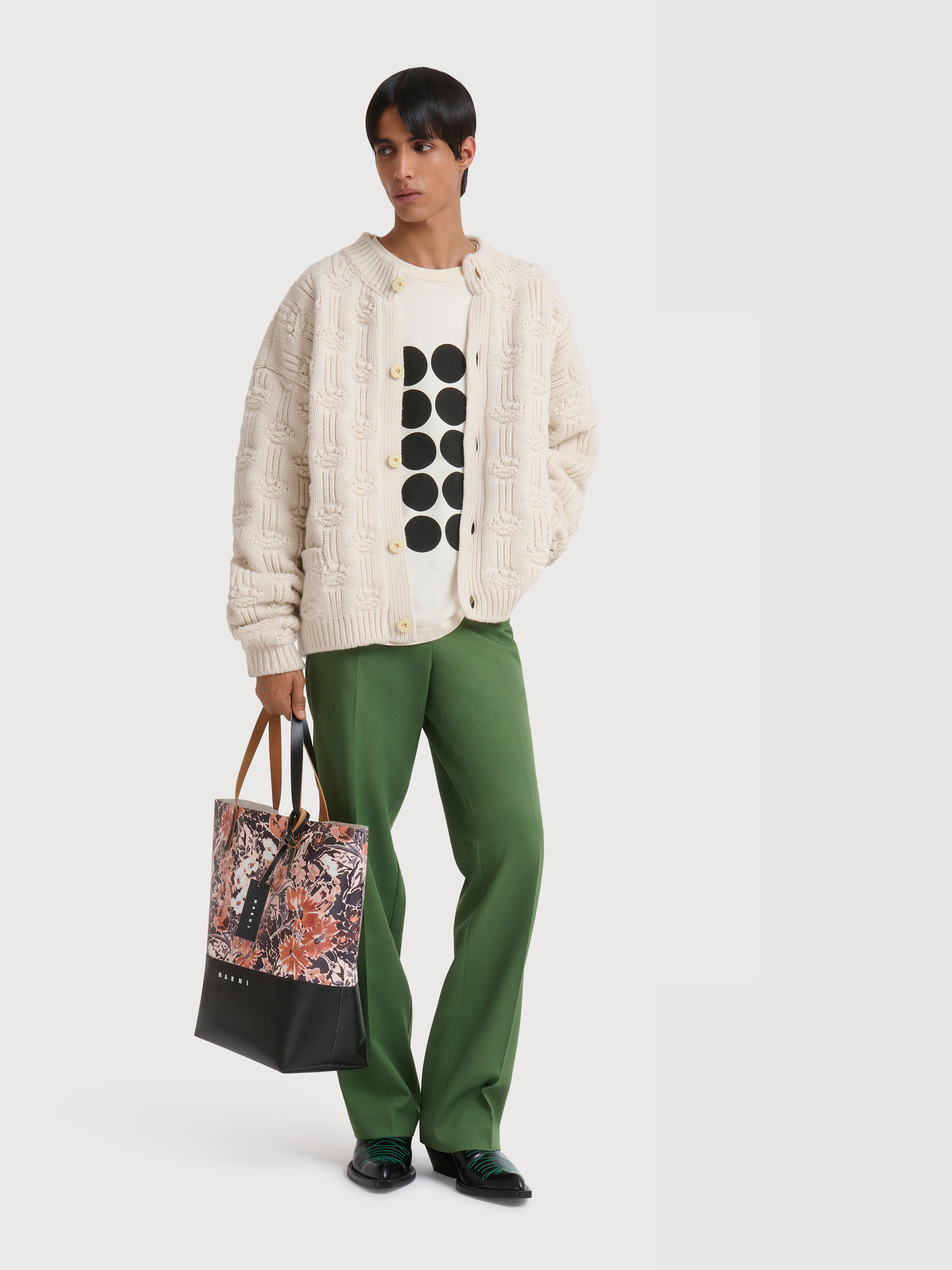 グリーン Extreme Bouquet Tribecaショッパー Marniタグ付き - ショッピングバッグ - Image 2