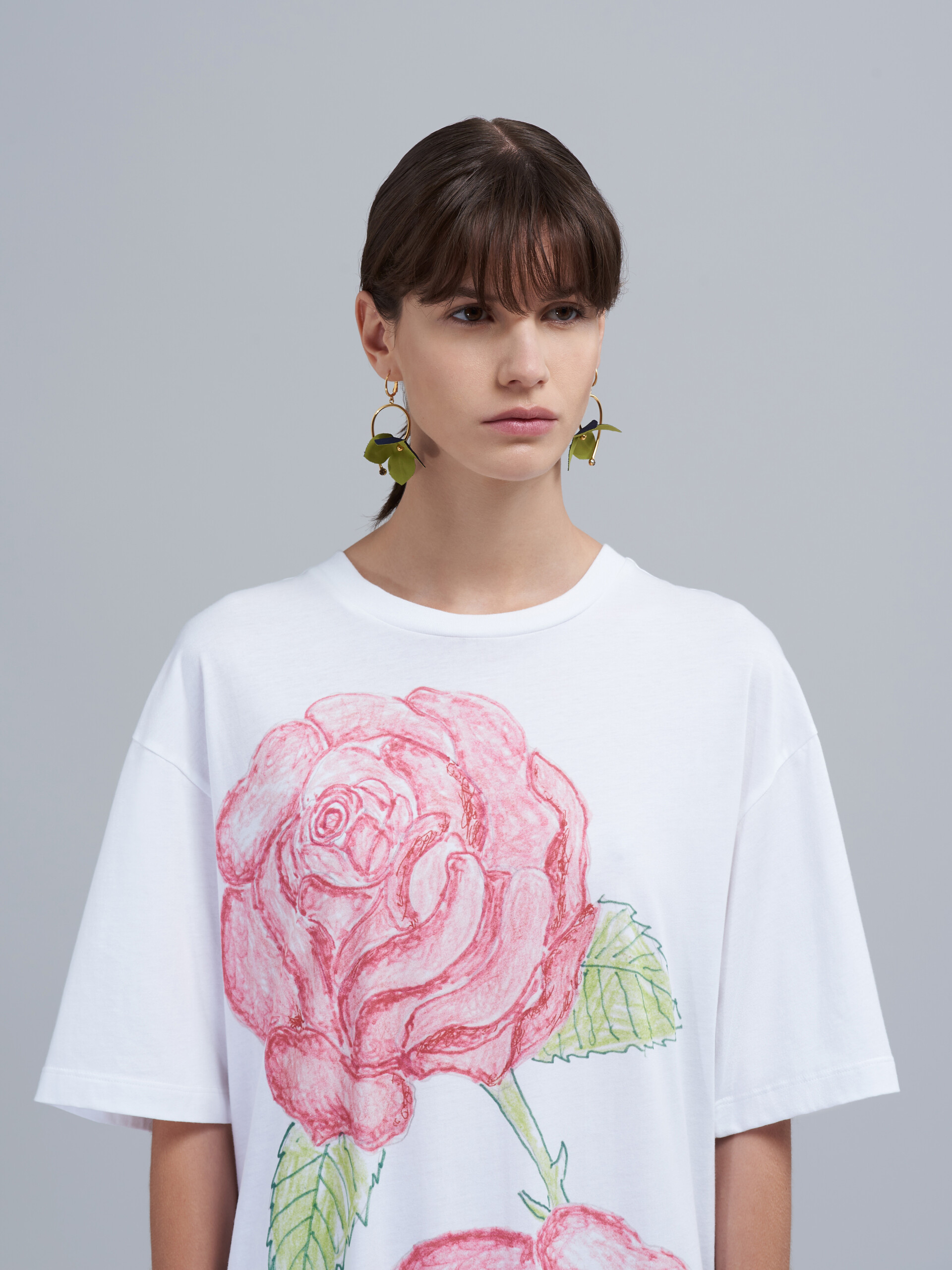 La Rosa print cotton jersey dress - Dresses - Image 4
