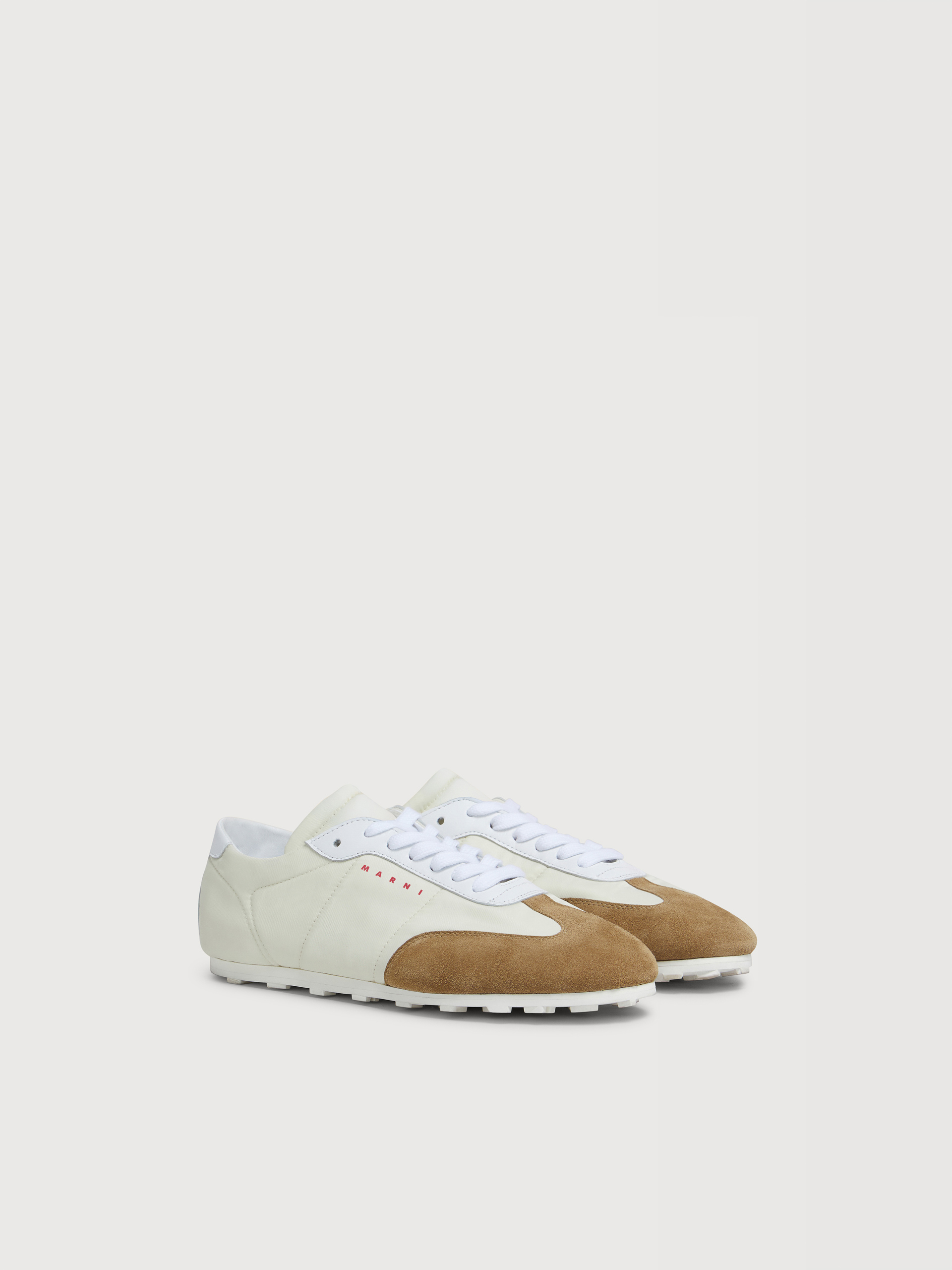 Off-white nylon Softy Soccer sneaker - Sneakers - Image 2