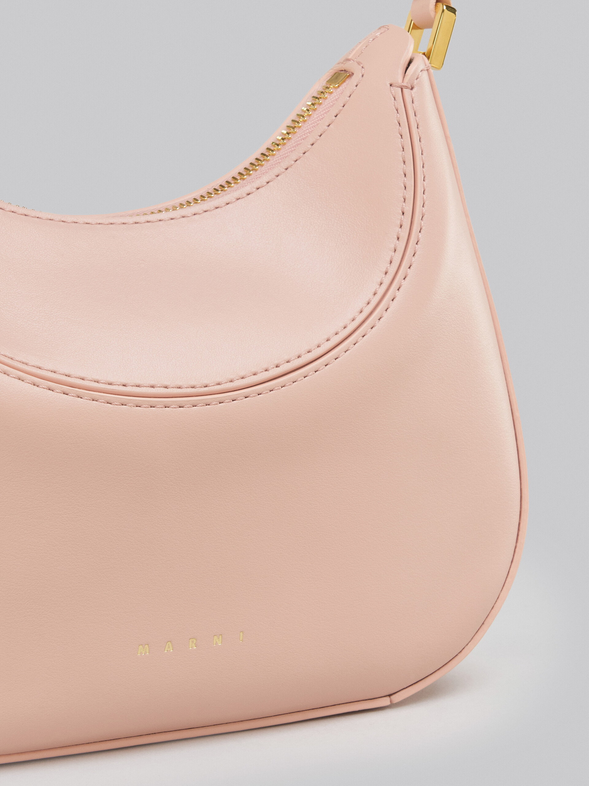 Milano Mini Bag in pink leather - Handbag - Image 4