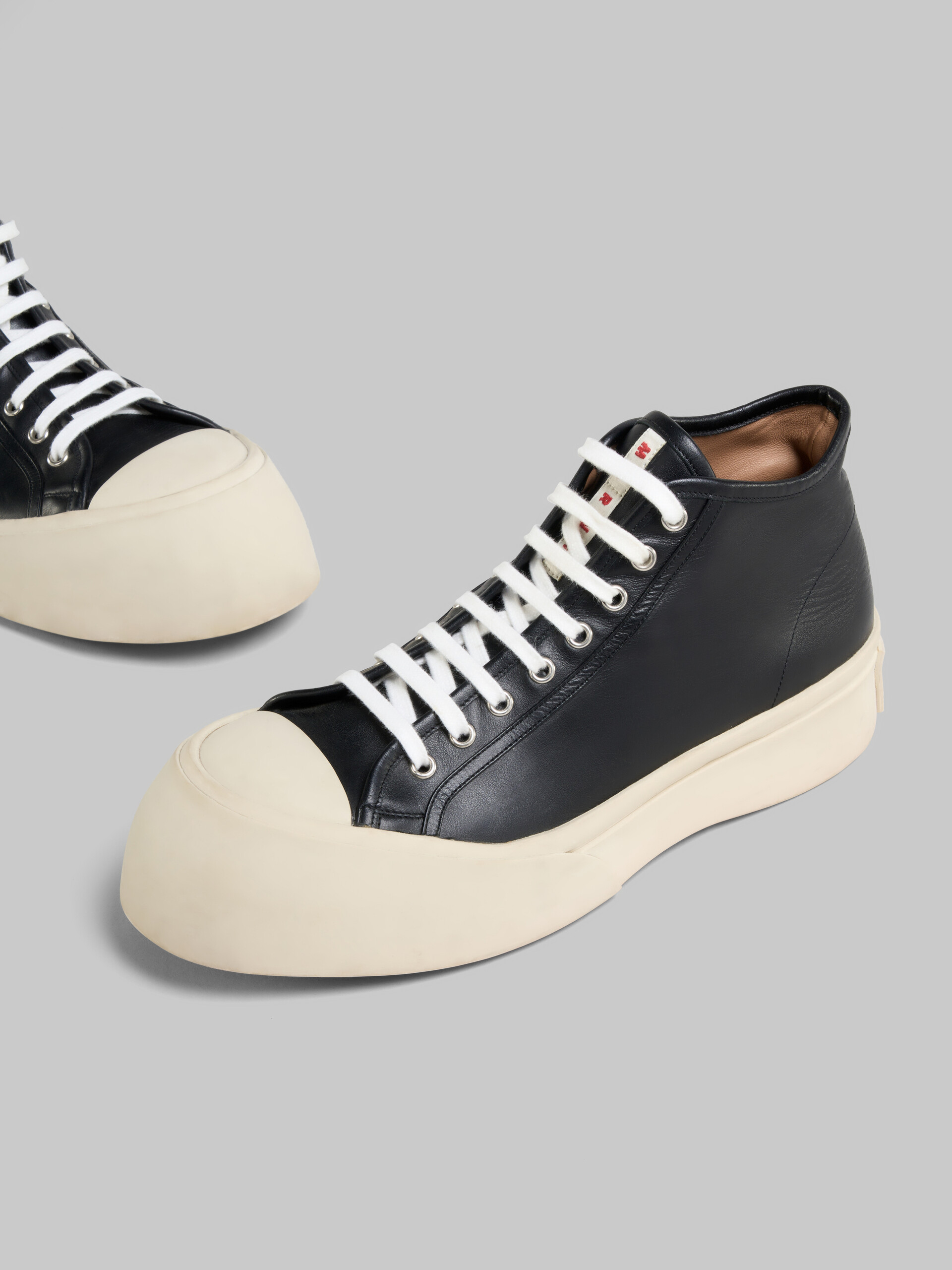 Black nappa leather Pablo high-top sneaker - Sneakers - Image 4