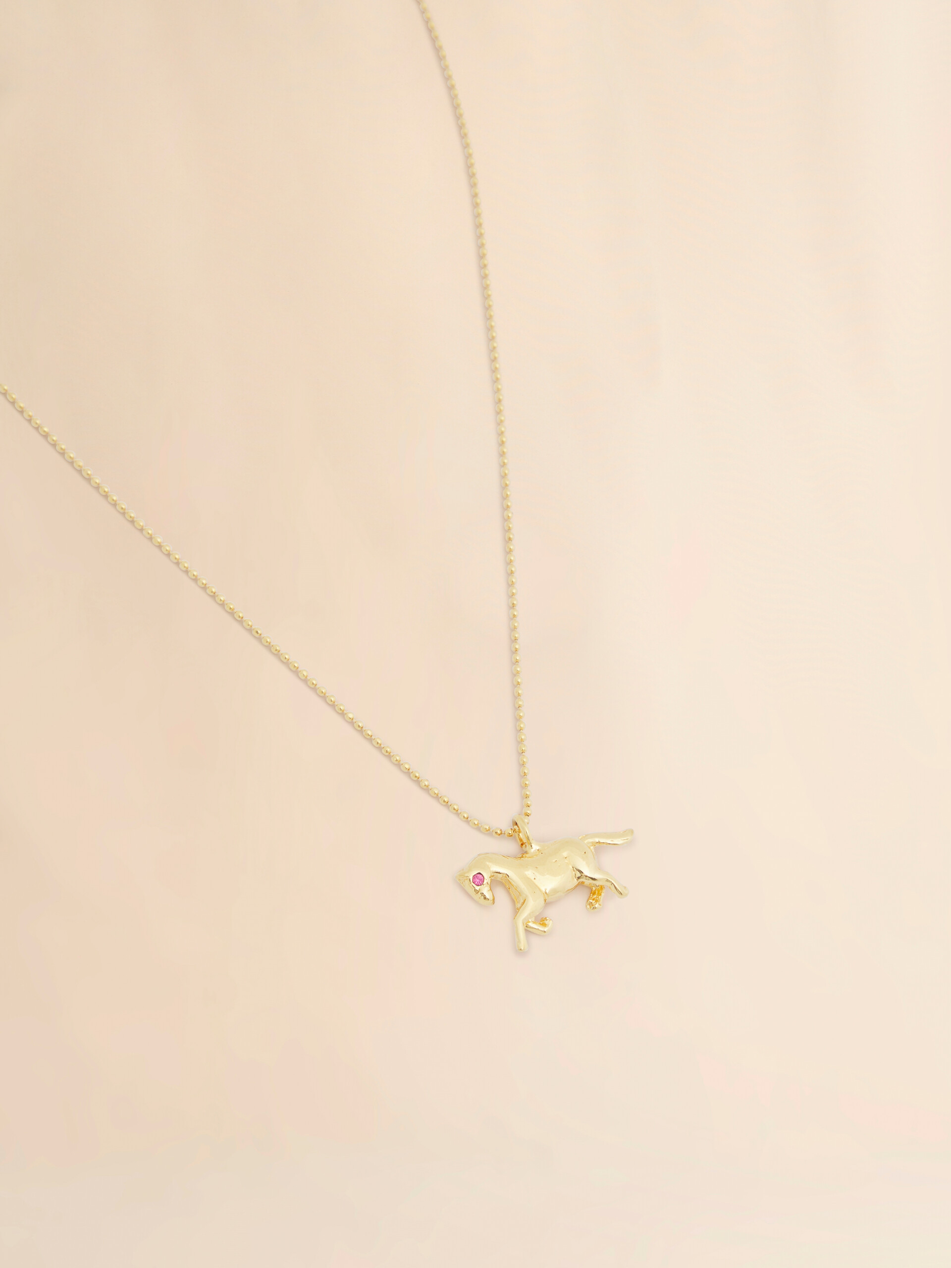 Chain necklace with horse charm - Necklaces - Image 3