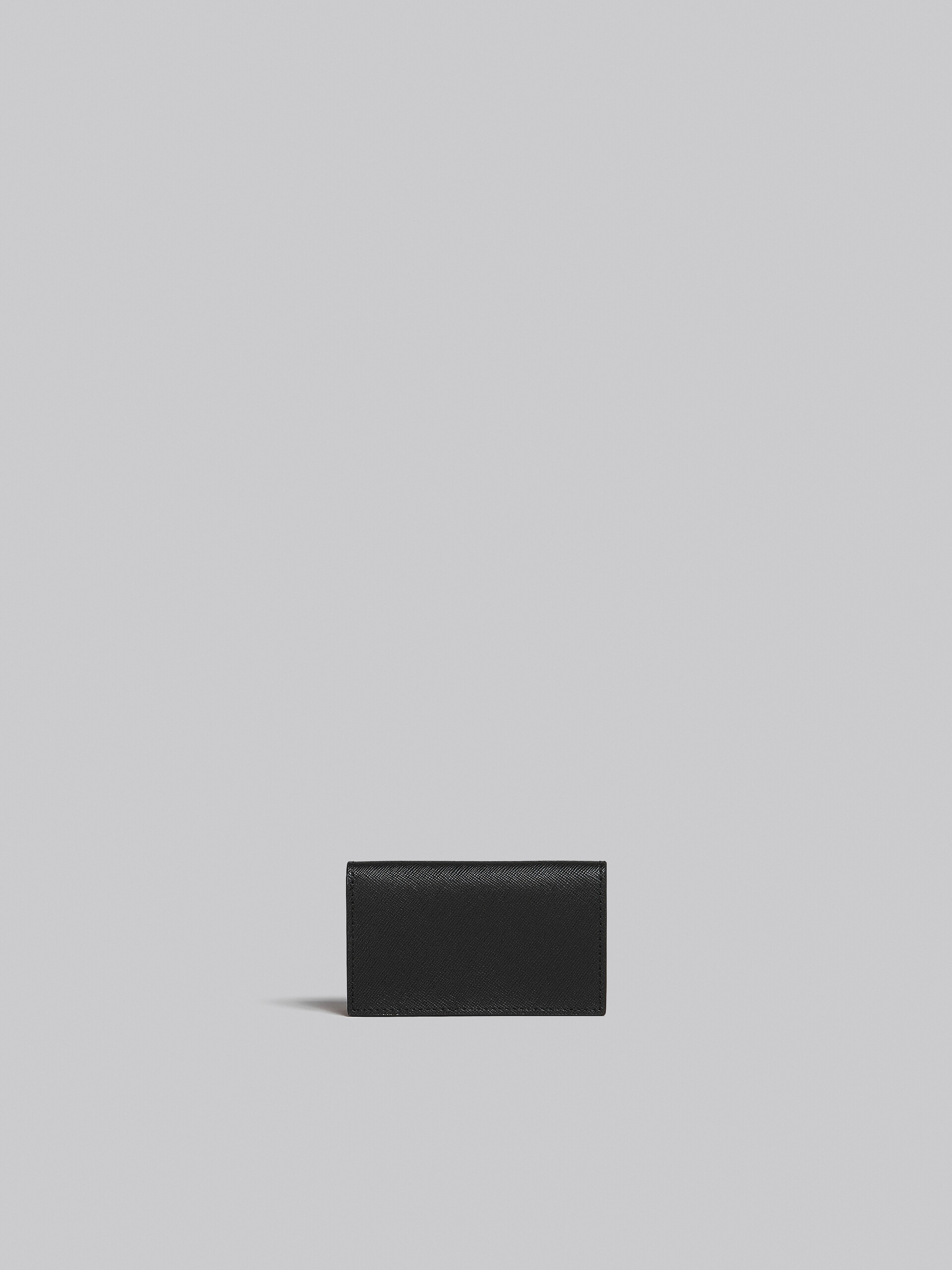 サフィアーノレザー ブラック ビジネスカードケース - 財布 - Image 3