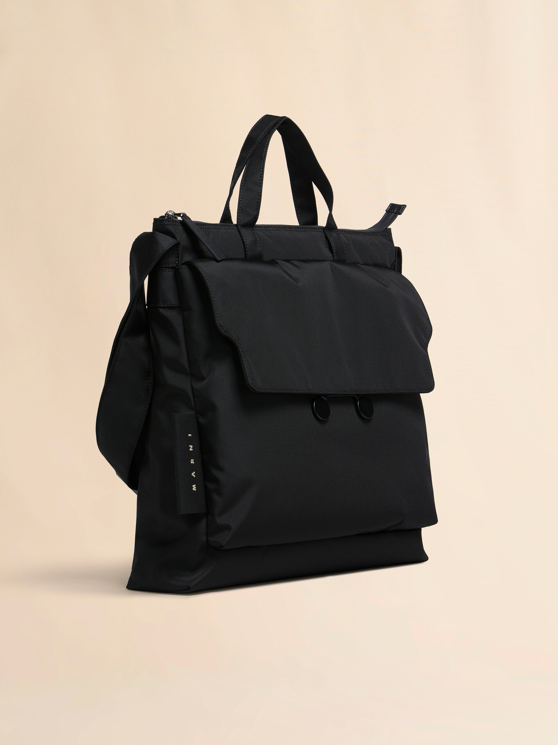 ブラック コーデュラ® Cityscape トートバッグ - ショッピングバッグ - Image 6