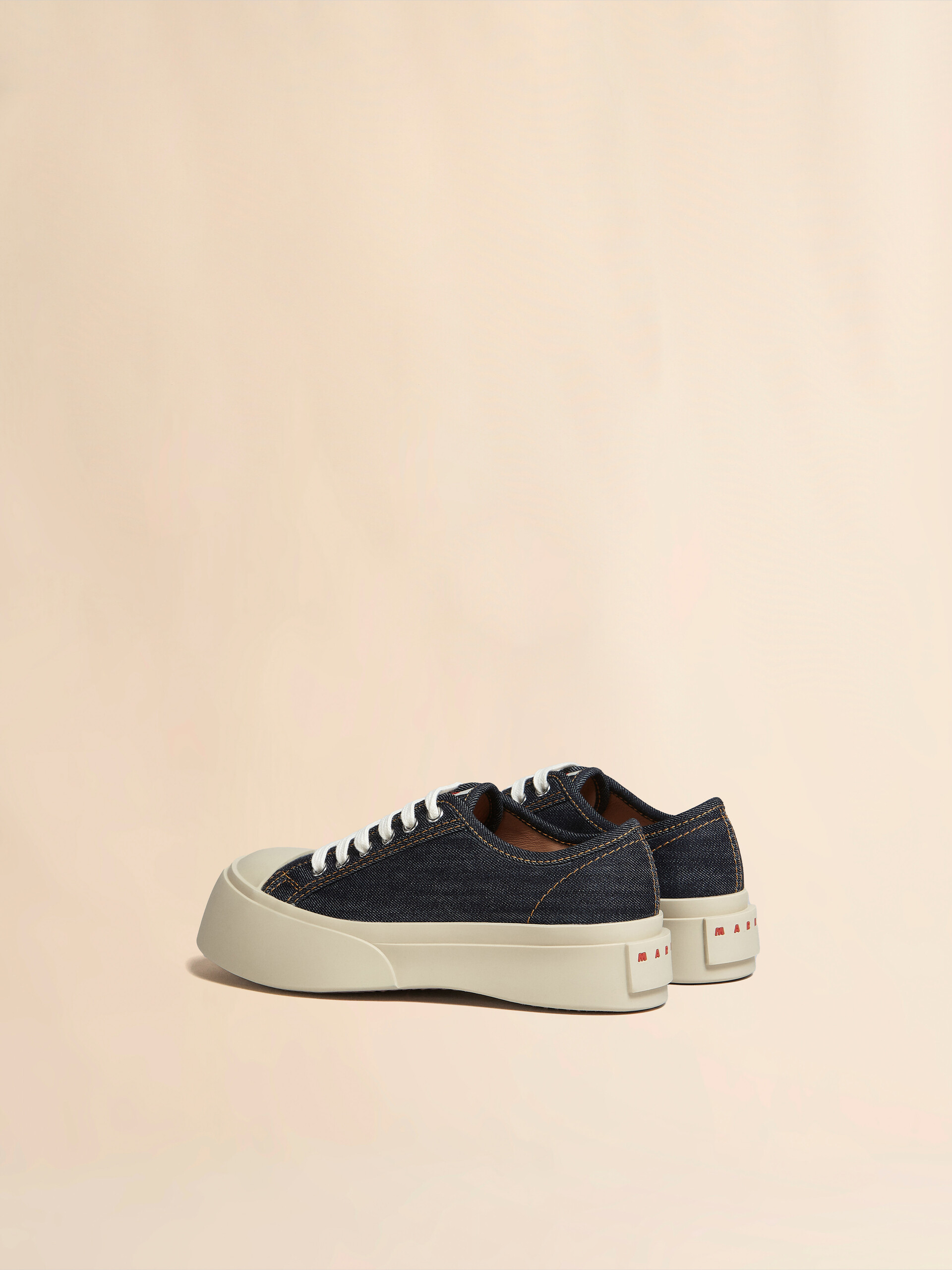 Blue denim Pablo lace-up sneaker - Sneakers - Image 3