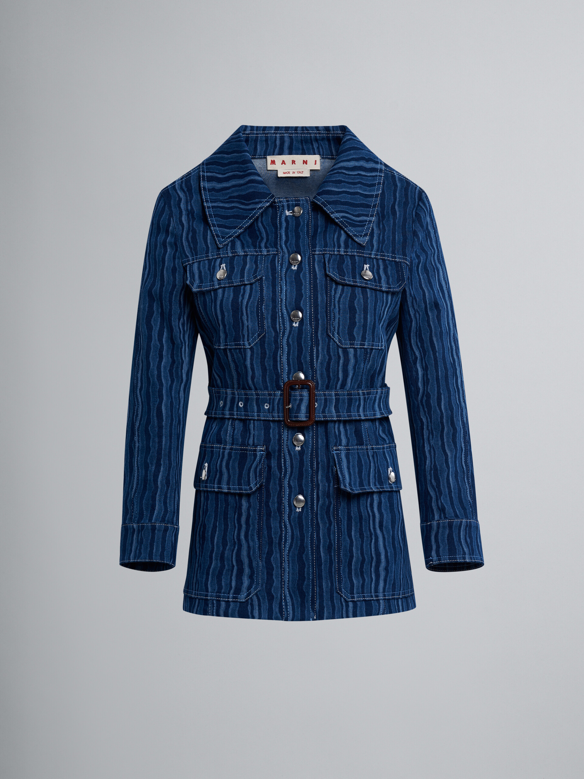 Degradé denim safari jacket | Marni