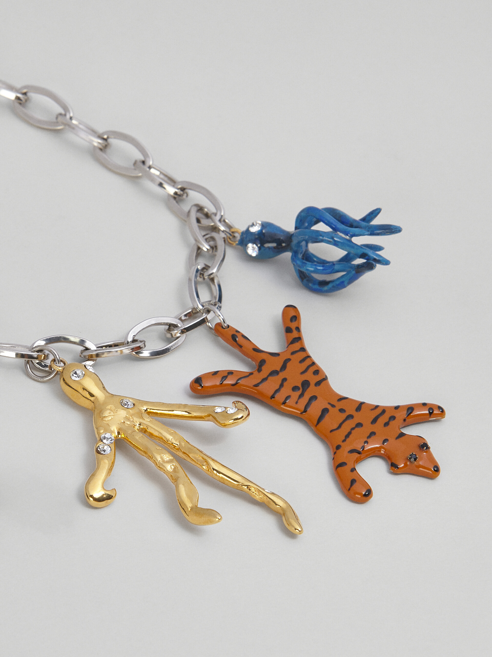 Halskette JUNGLE aus Metall und Emaille - Halsketten - Image 2