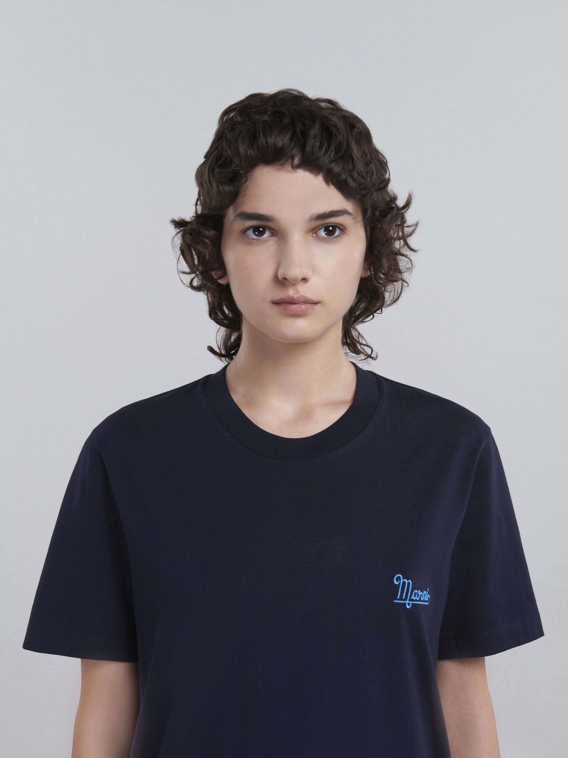 Pack di 3 T-shirt in jersey di cotone con logo ricamato - T-shirt - Image 5