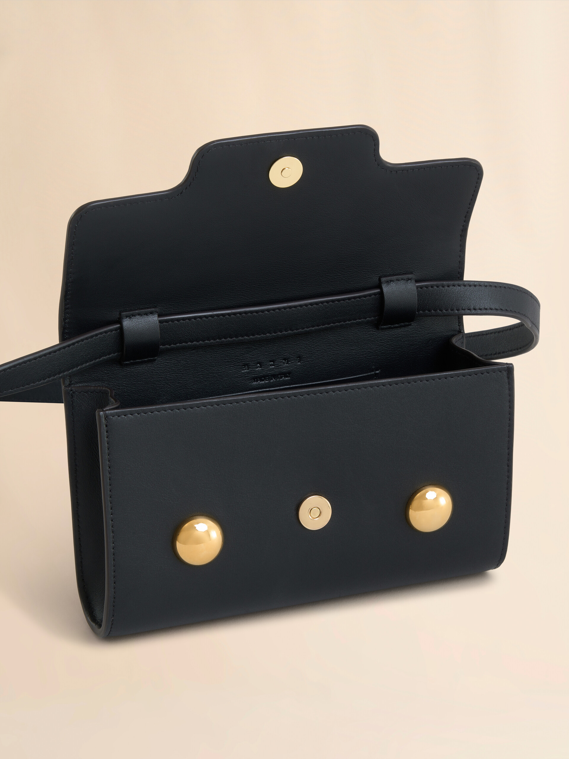 Light brown leather Trunkaroo clutch - Pochettes - Image 3