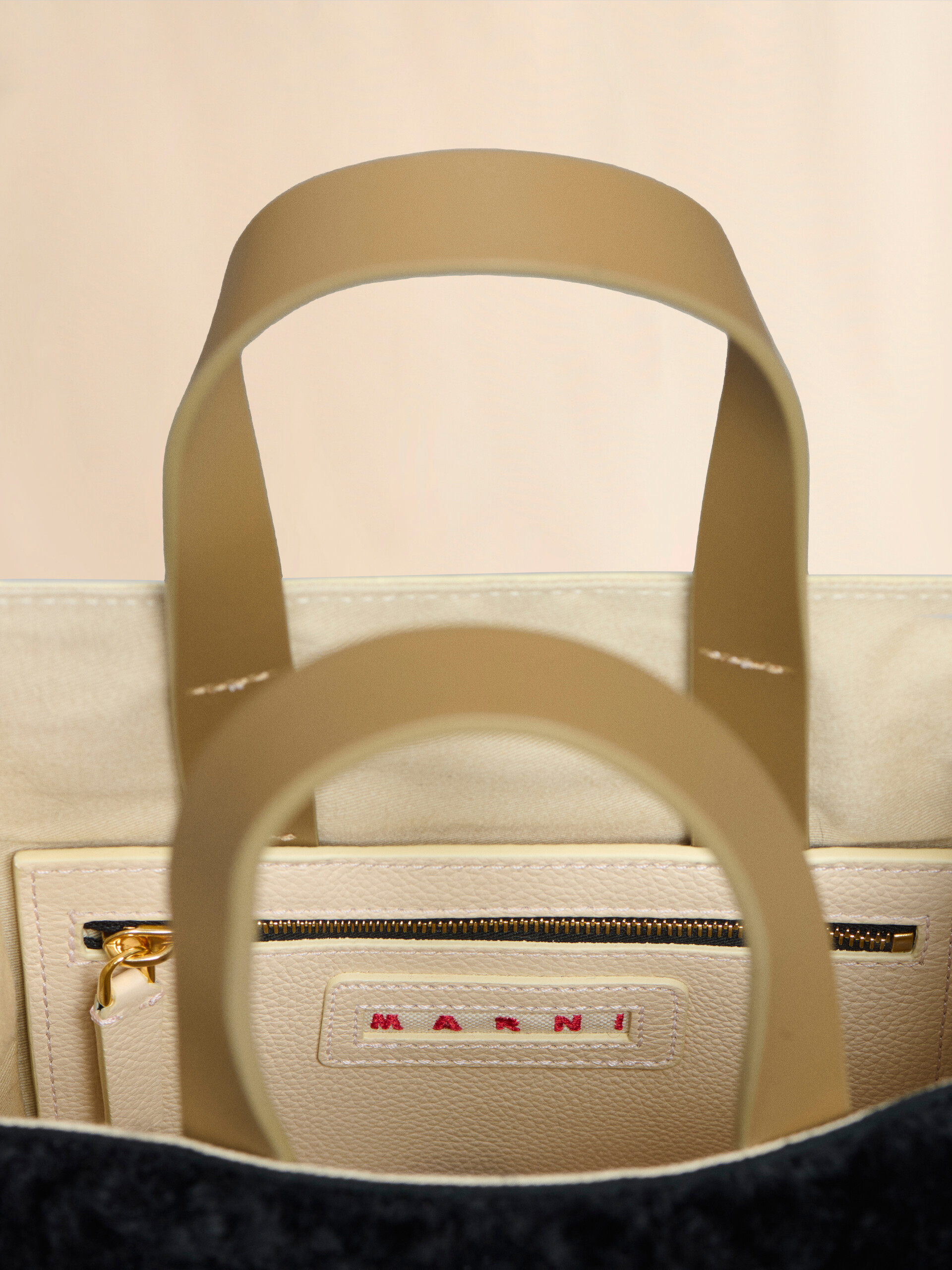 ブラック  SHEARLING MENDING MUSEO MINI - ショッピングバッグ - Image 3