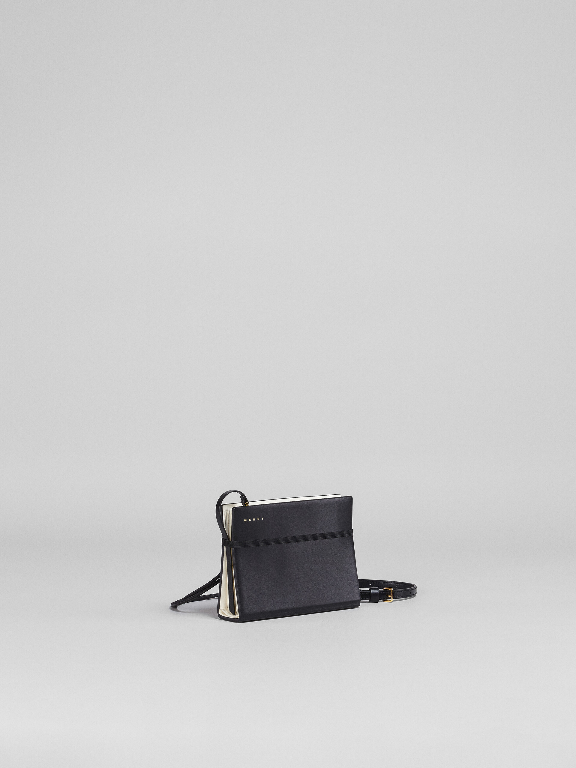 Black and white leather clutch - Beutel - Image 6