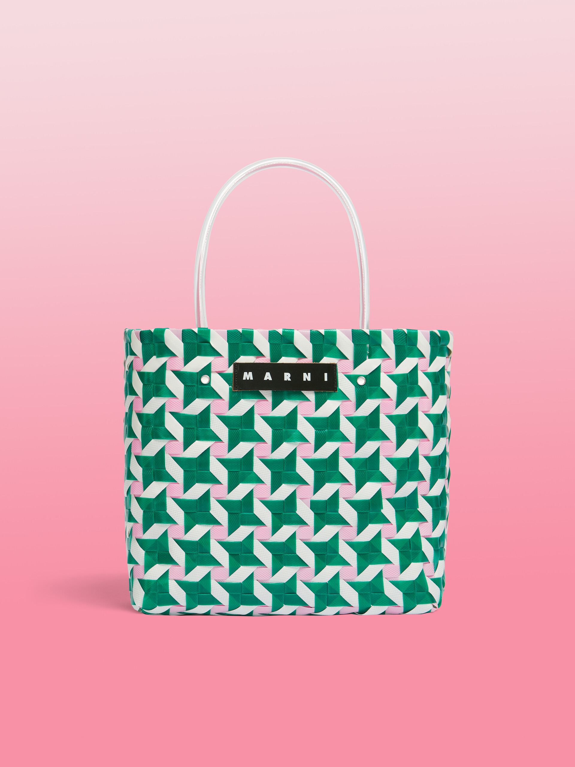 ピンク スター MARNI MARKET ミディアムバスケットバッグ | Marni