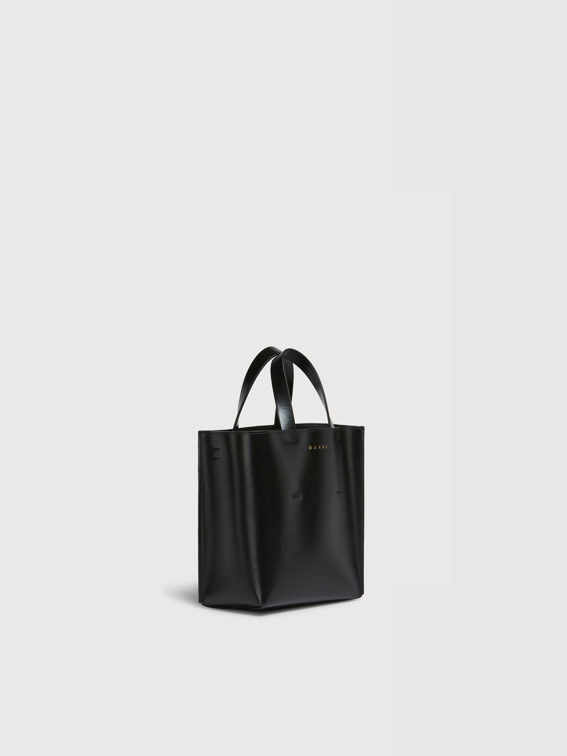 Museo Mini Bag in brown leather - Shopping Bags - Image 4