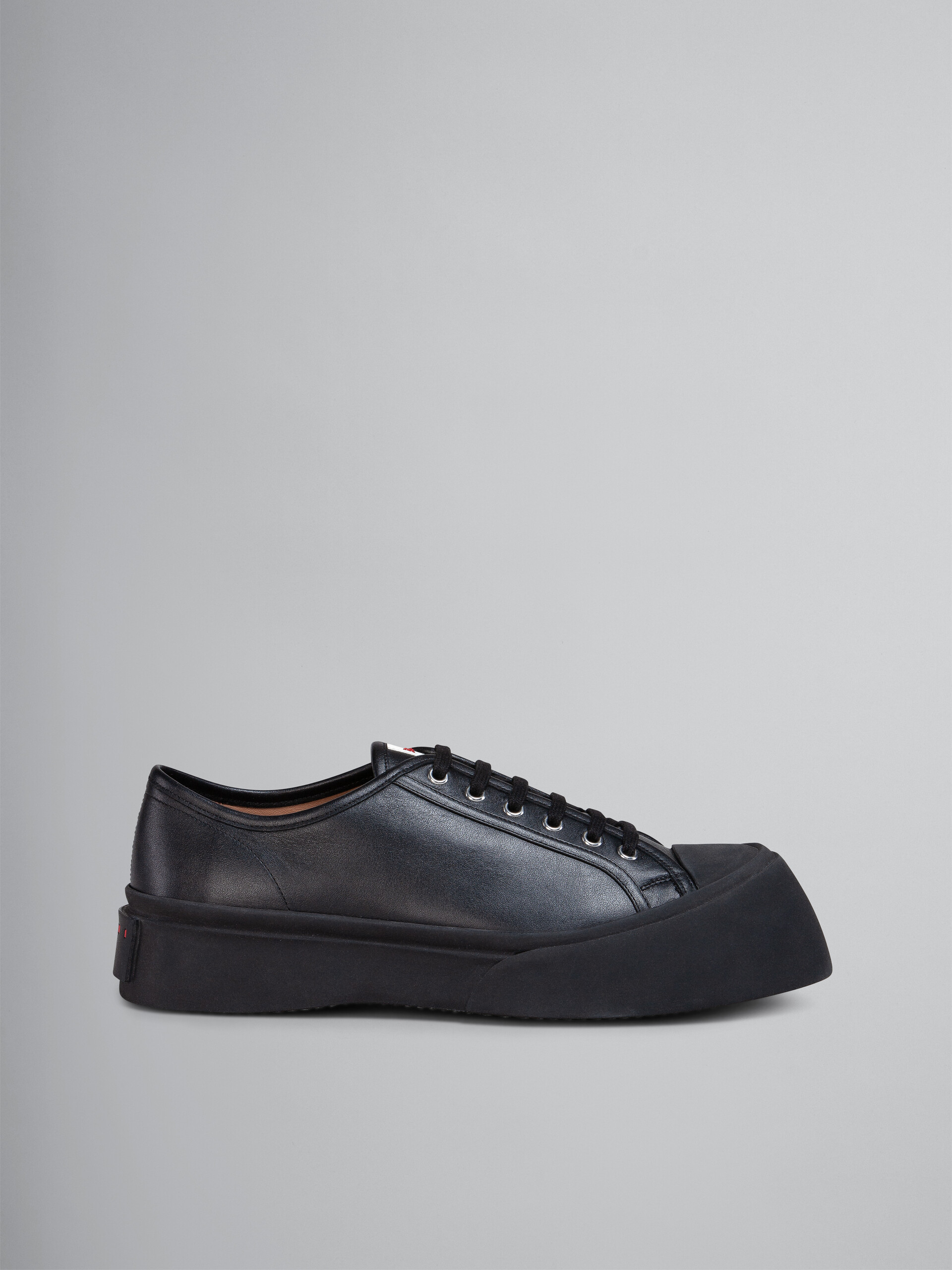 Black leather PABLO sneaker - Sneakers - Image 1