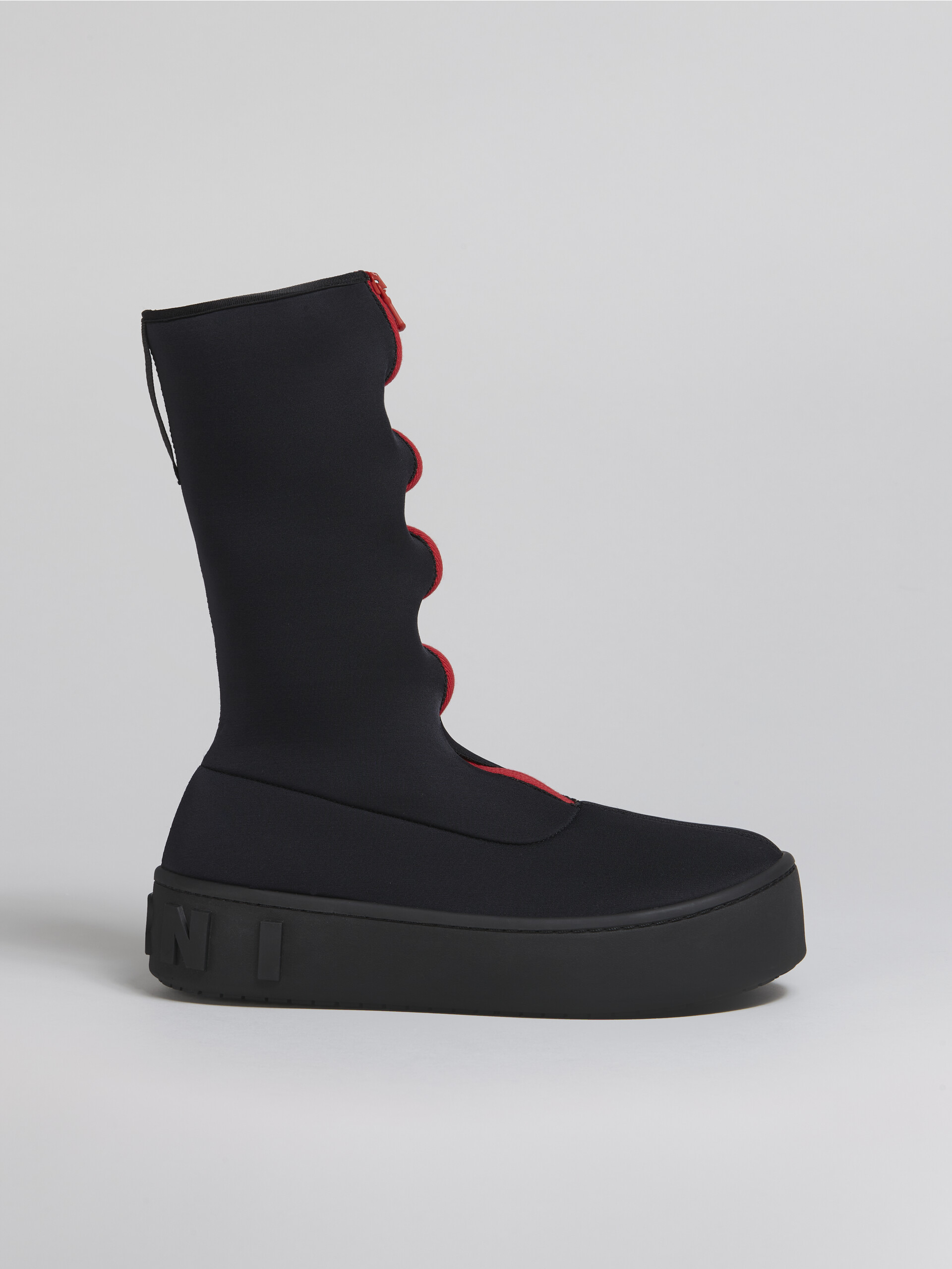 Bootie in stretch neoprene - Boots - Image 1
