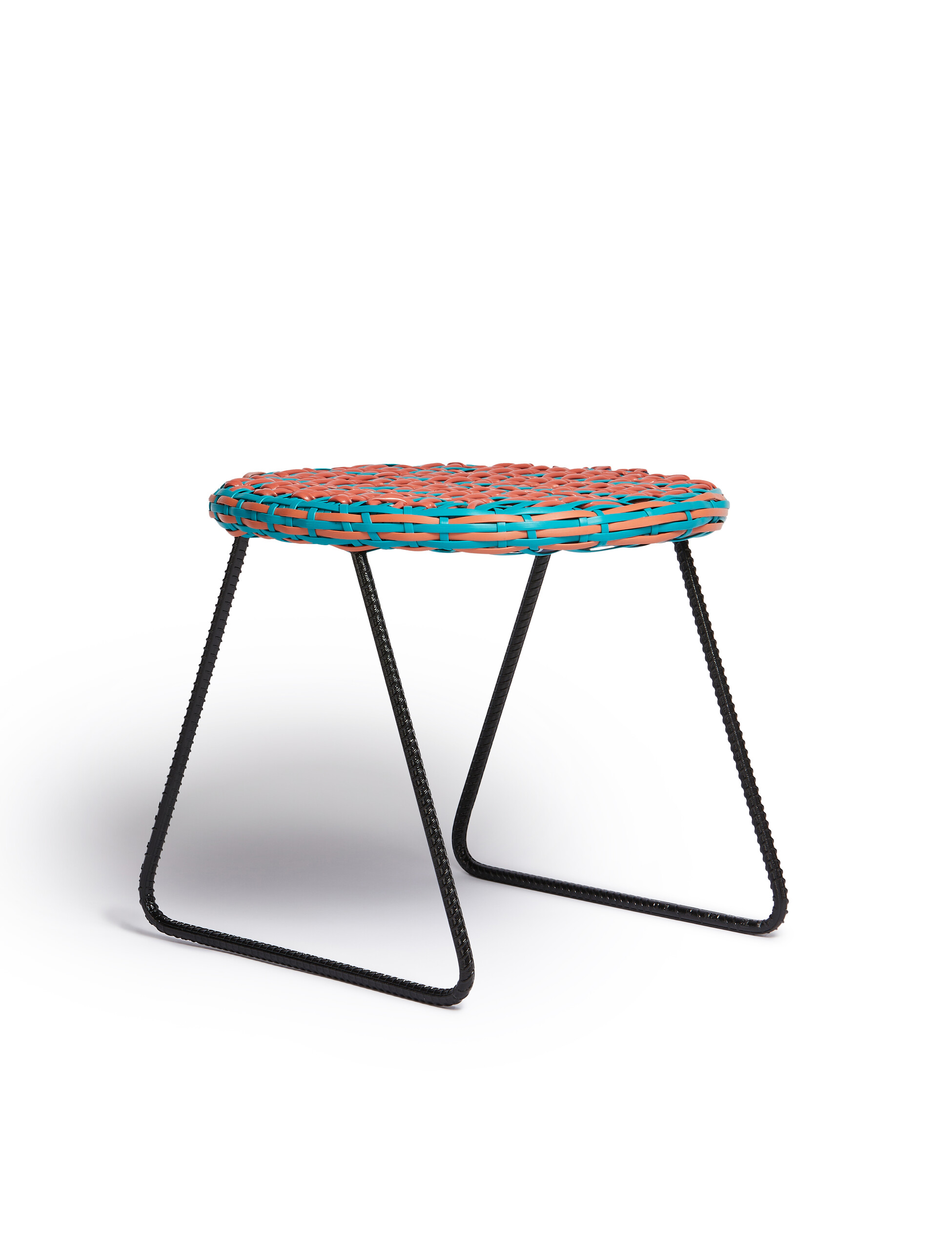 Blue and pink MARNI MARKET stool - Furniture - Image 2