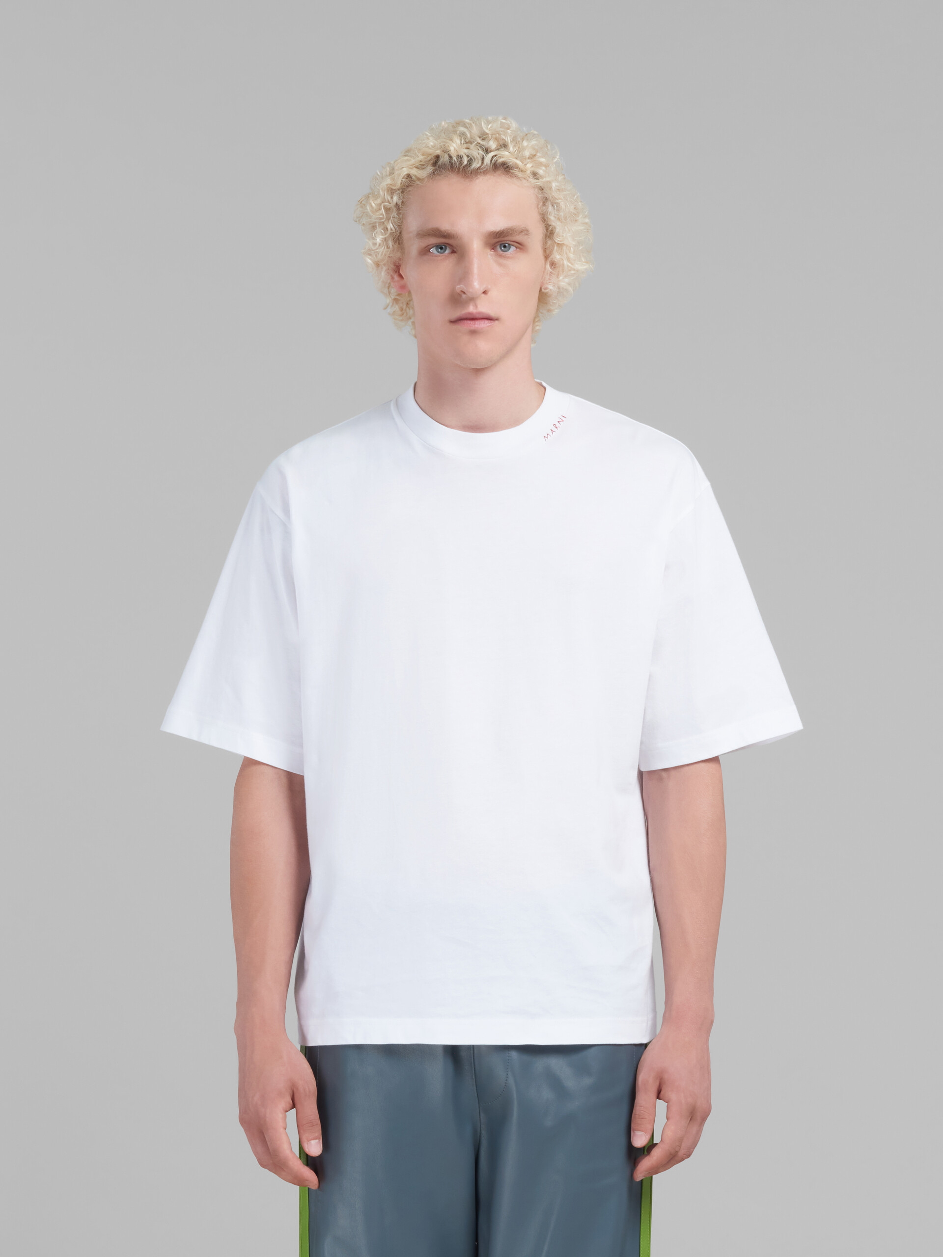 ホワイト オーガニックコットン製Tシャツ 3枚セット | Marni