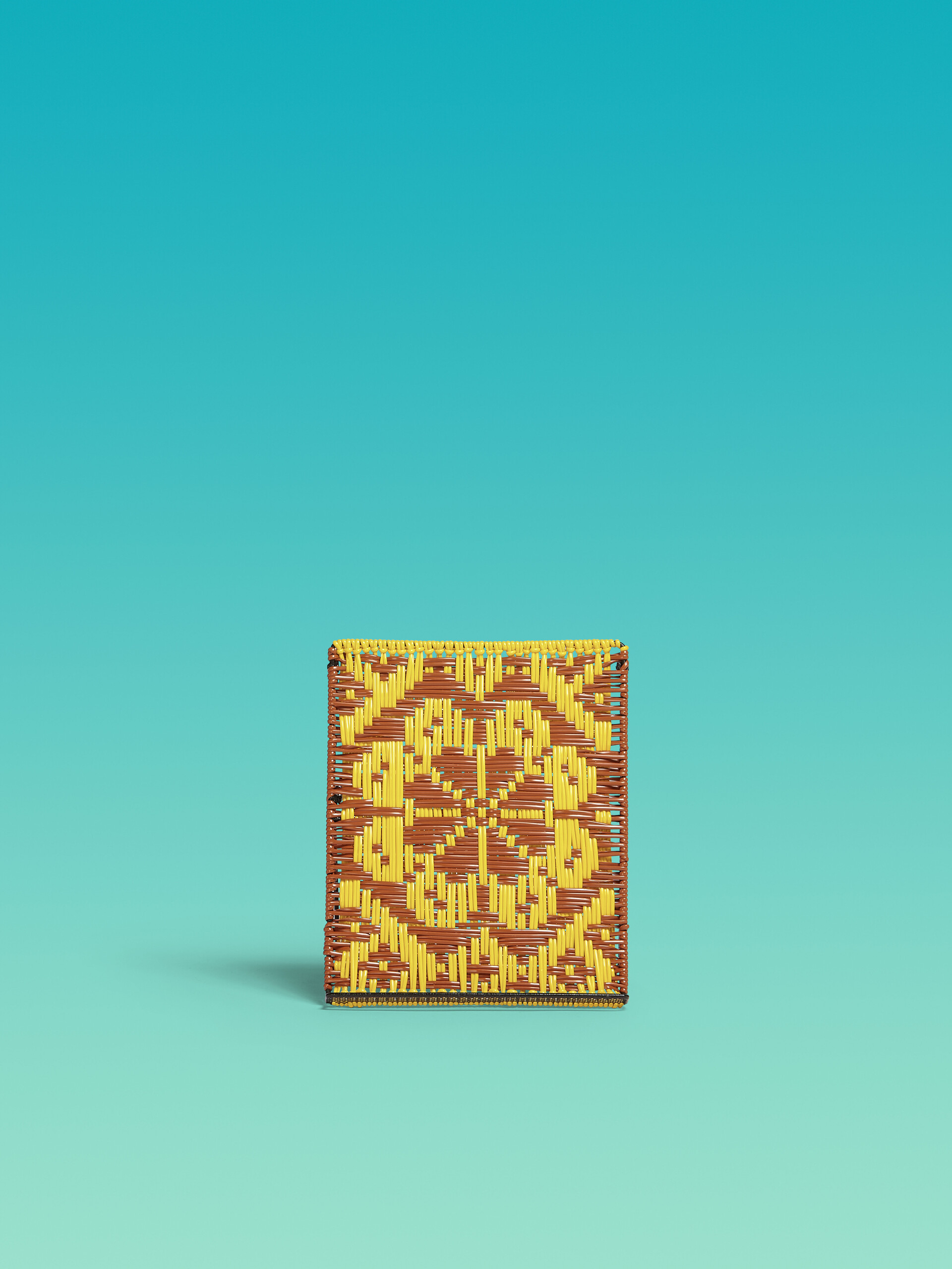 MARNI MARKET yellow and red woven iPad stand - Furniture - Image 1