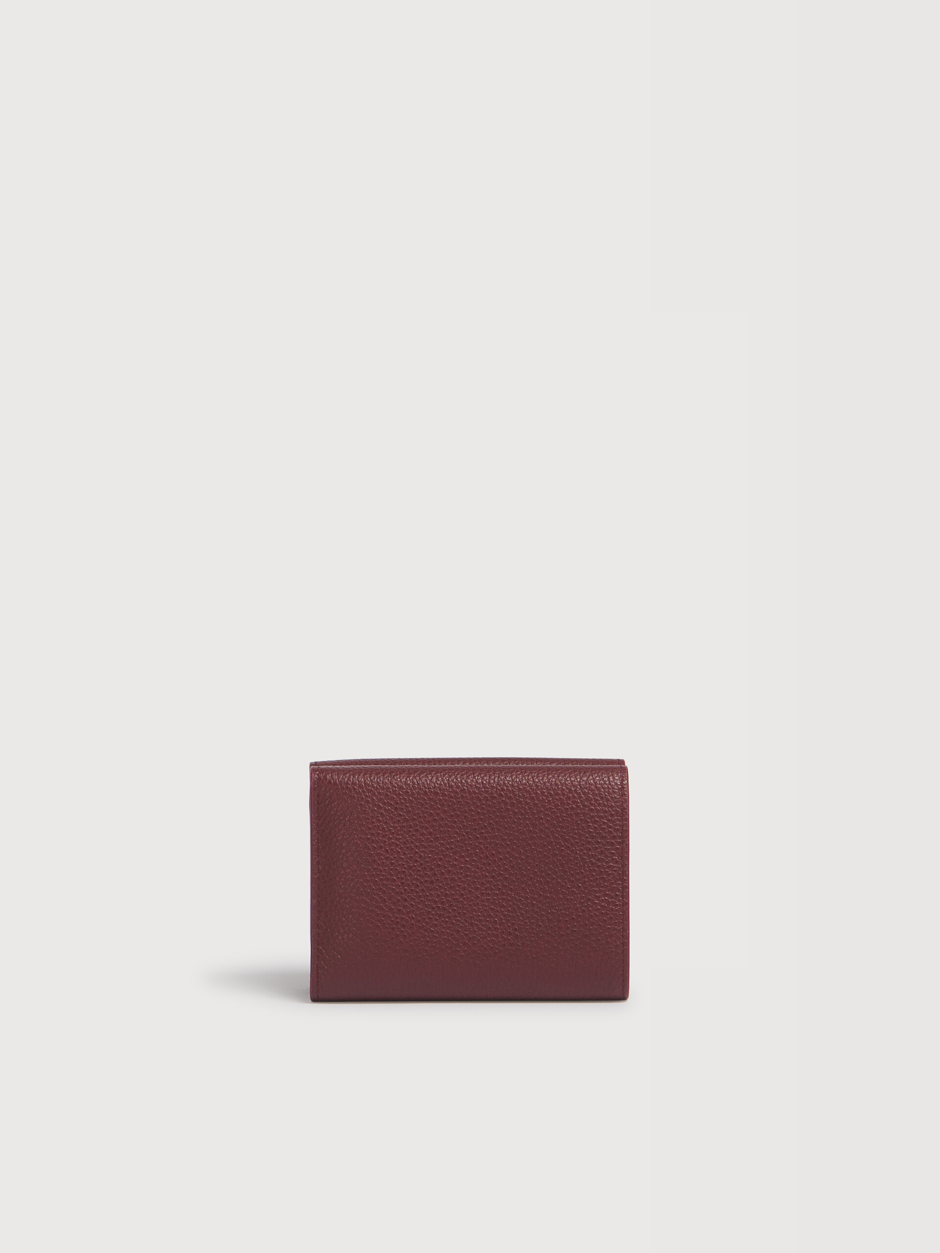 Pink leather trifold wallet with Marni Mending - Wallets - Image 3