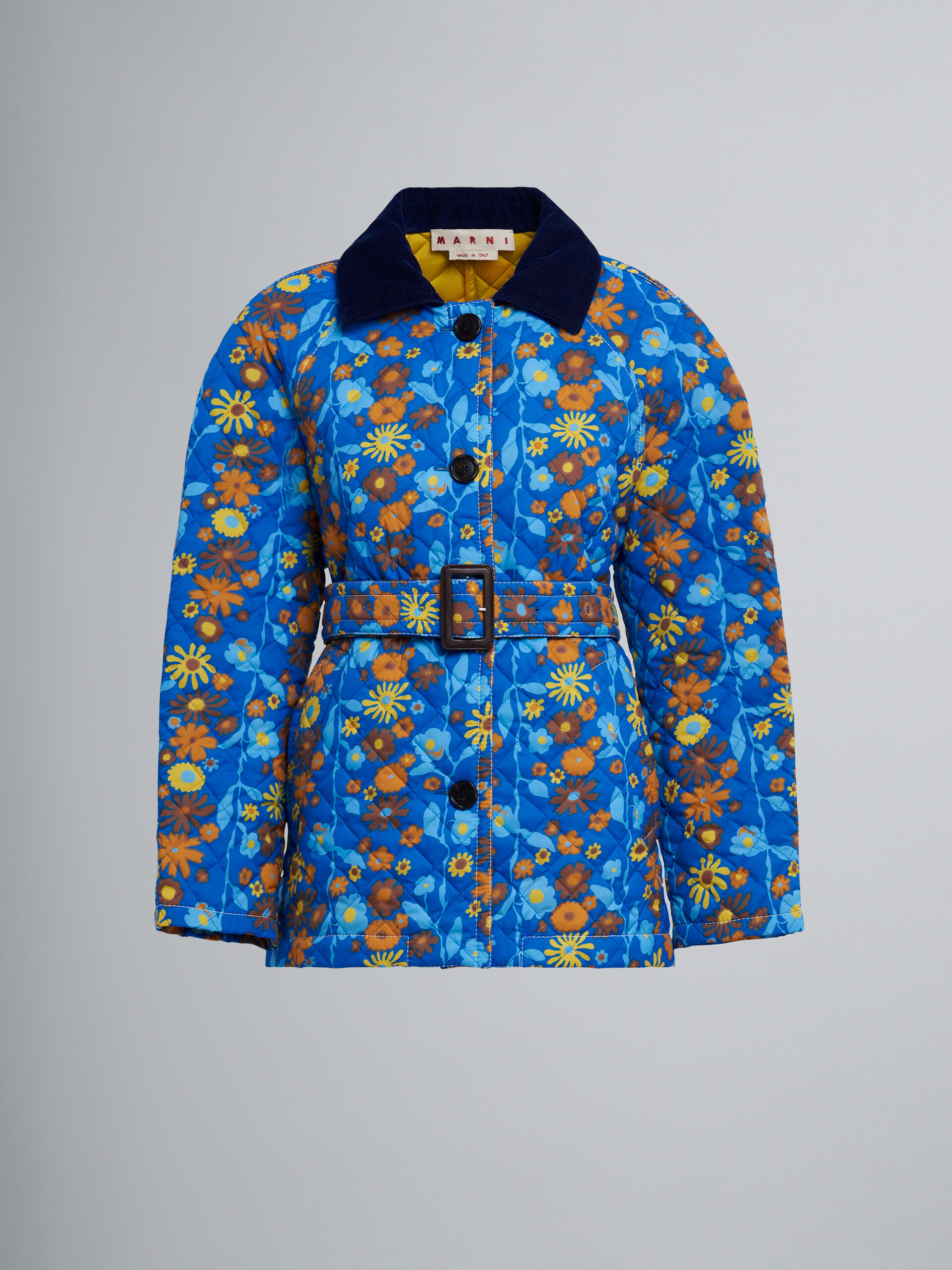 Vertical Garden print nylon jacket - Jackets - Image 1