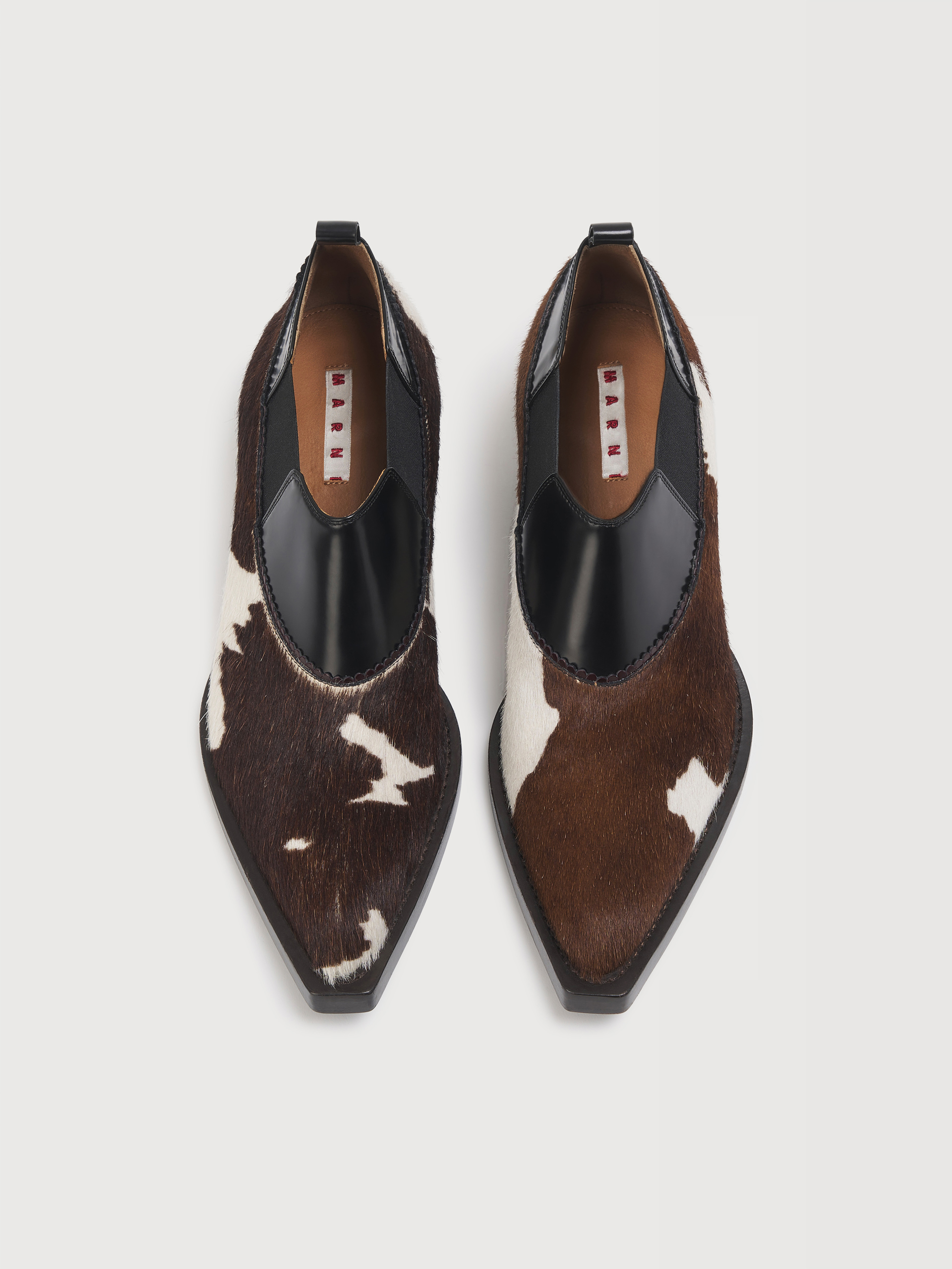 Cow-print ponyhair cowboy low-cut boot - Boots - Image 3