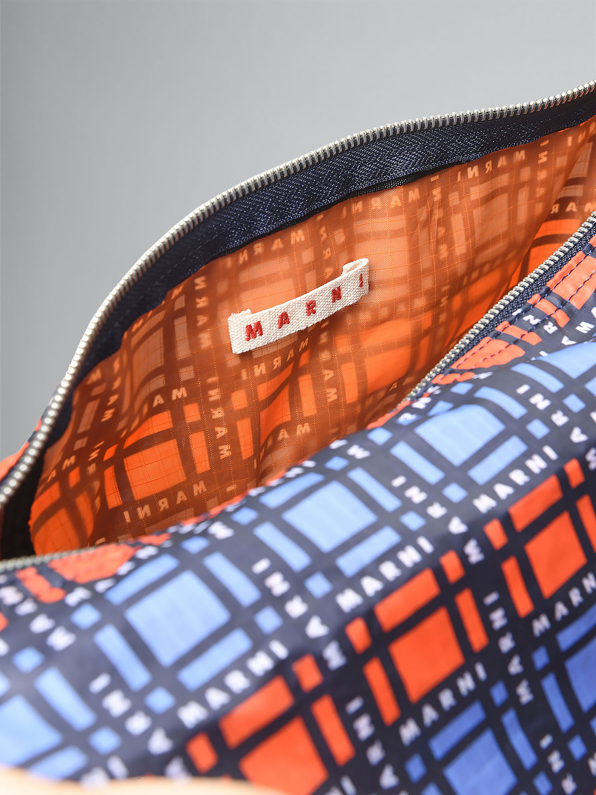 Backpack with all-over Check pattern - Bags - Image 3