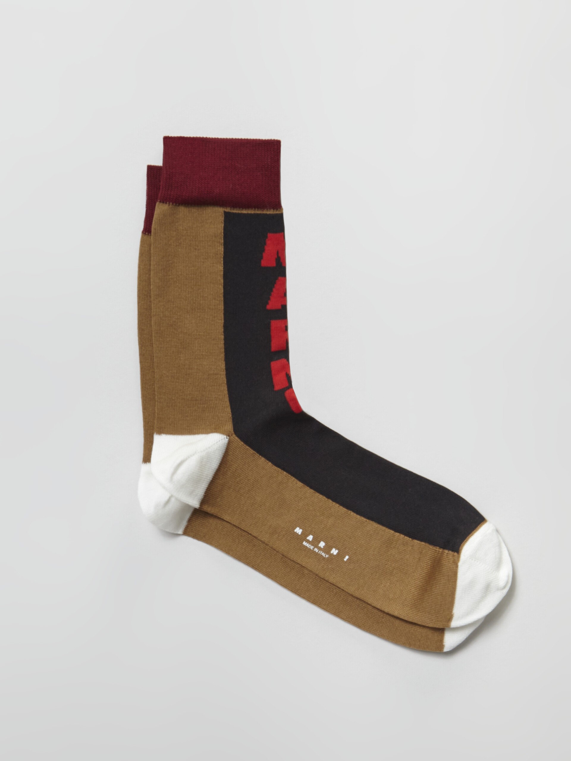 Mercerised cotton and nylon blend sock - Socks - Image 1