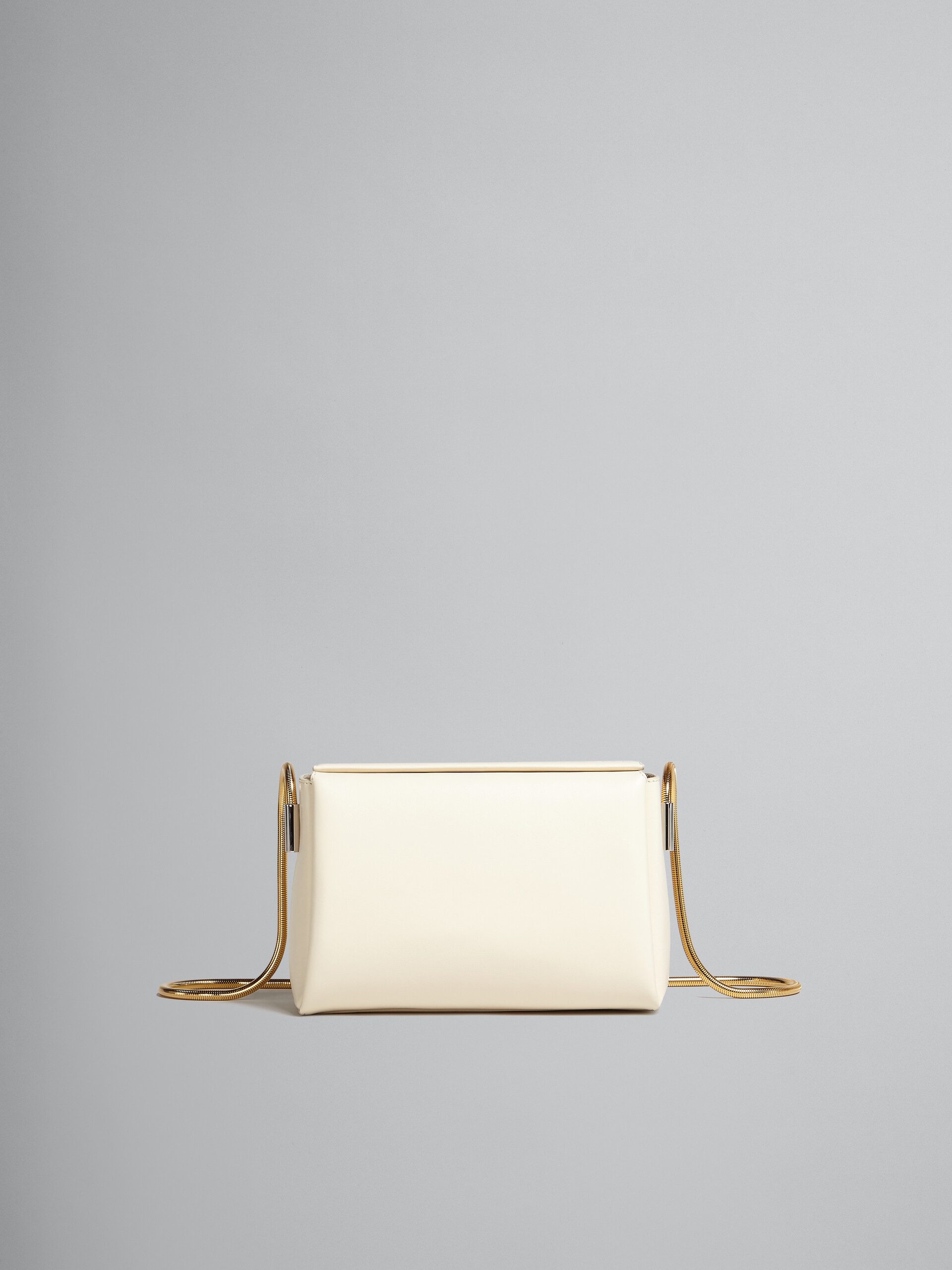 Toggle Medium Bag in white leather - Shoulder Bags - Image 1