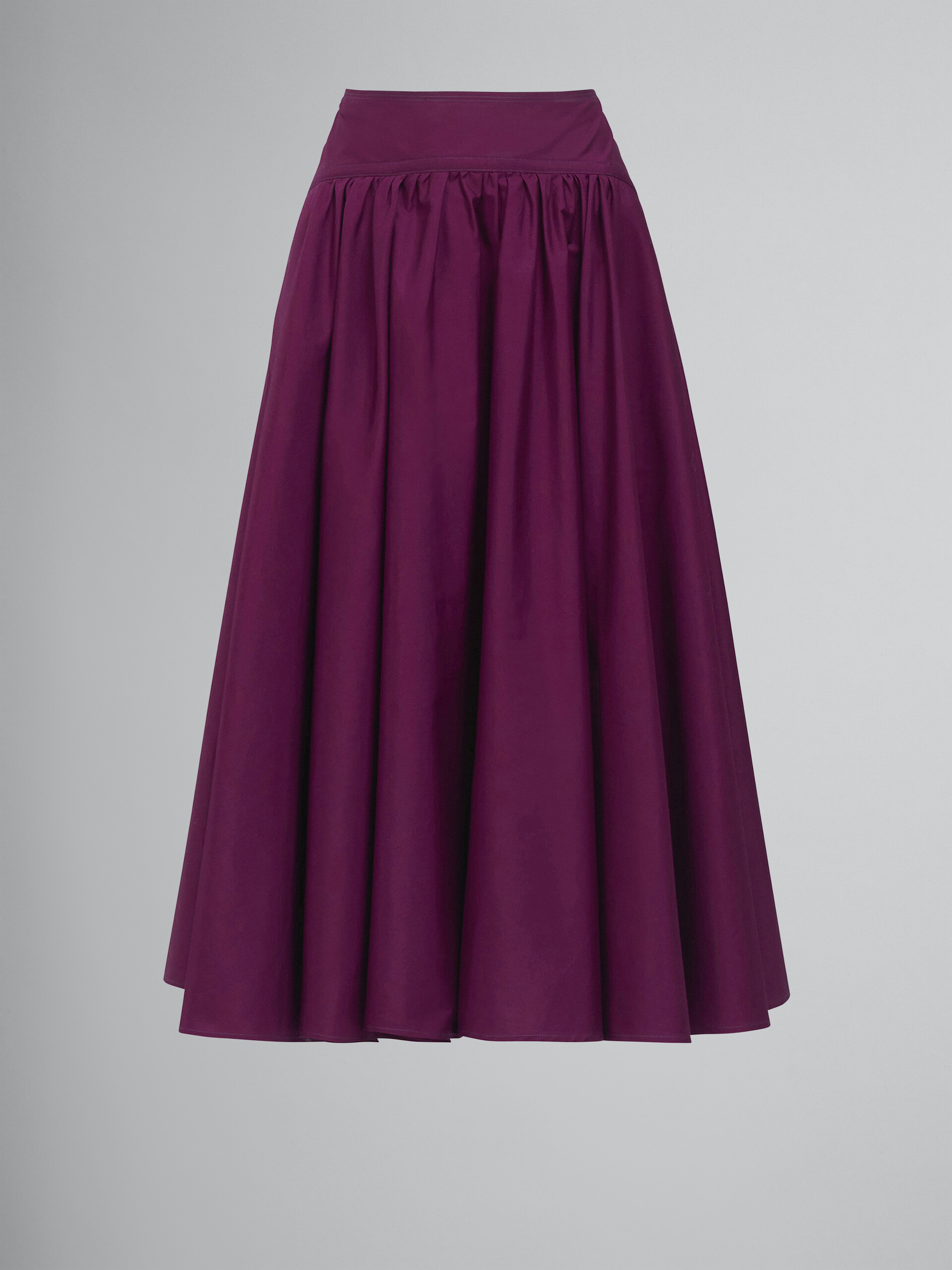 Poplin full skirt - Skirts - Image 1