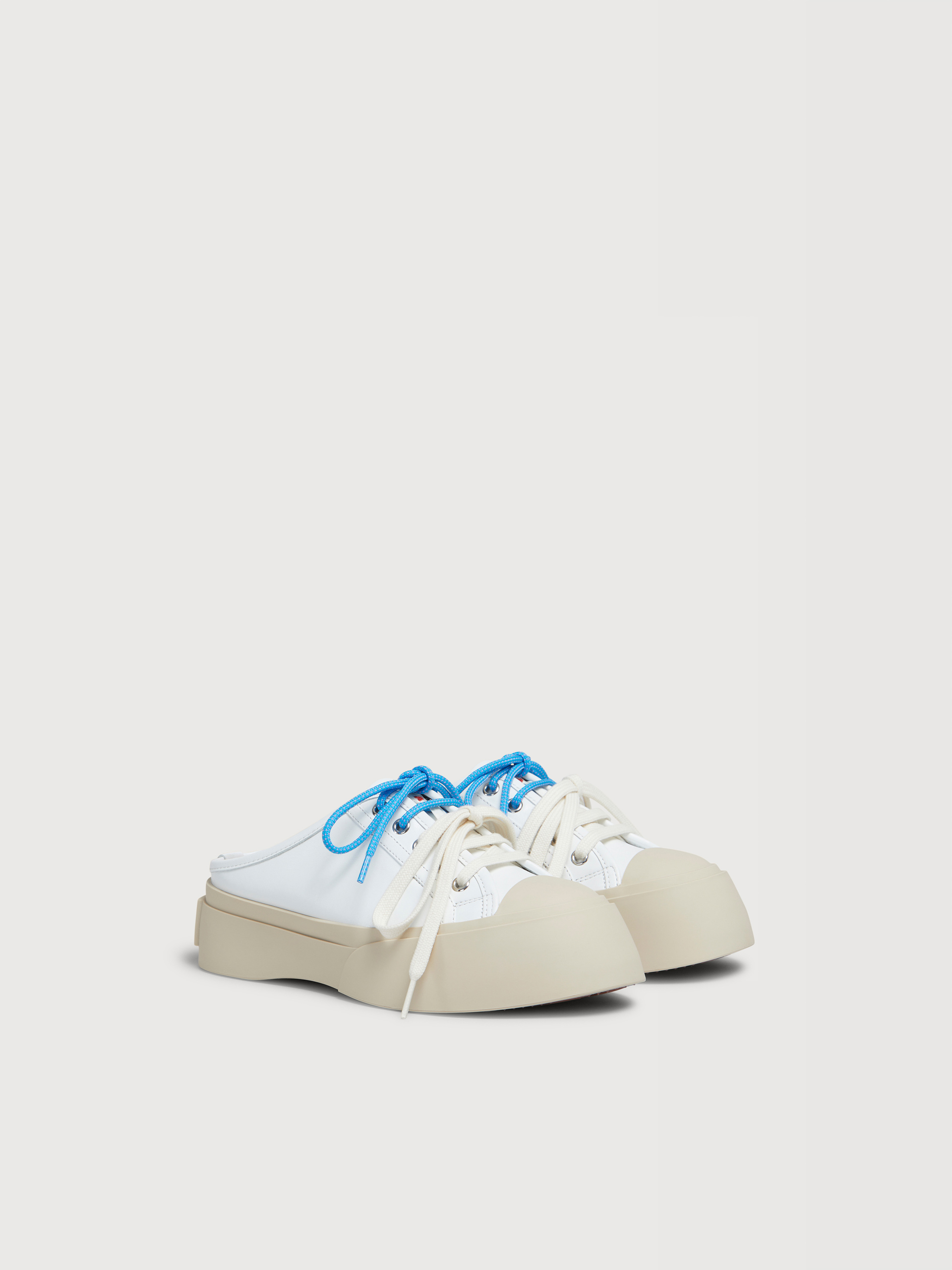 Black leather Pablo lace-up sabot - Sneakers - Image 2