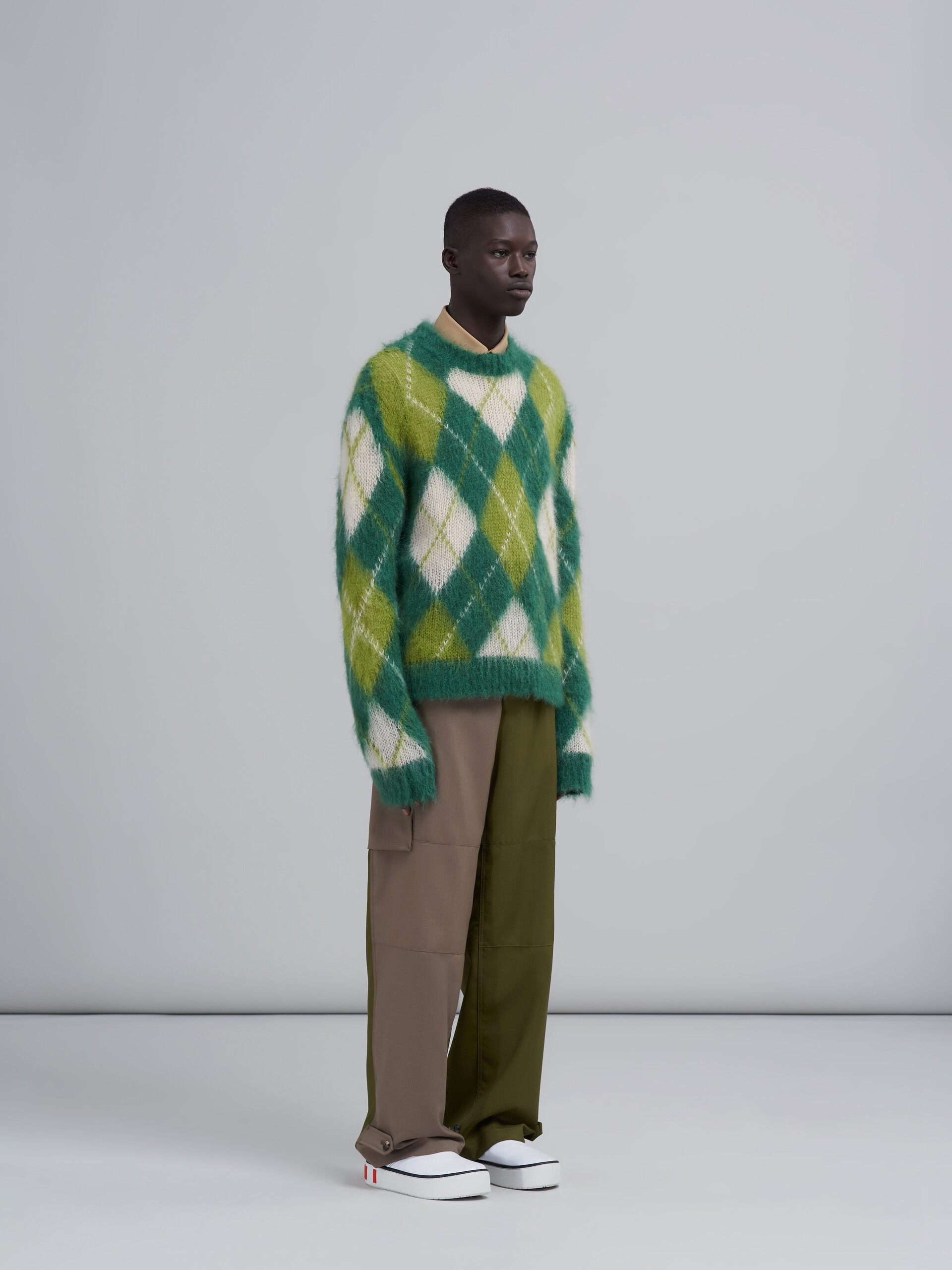 Iconic mohair Argyle sweater - Pullovers - Image 5