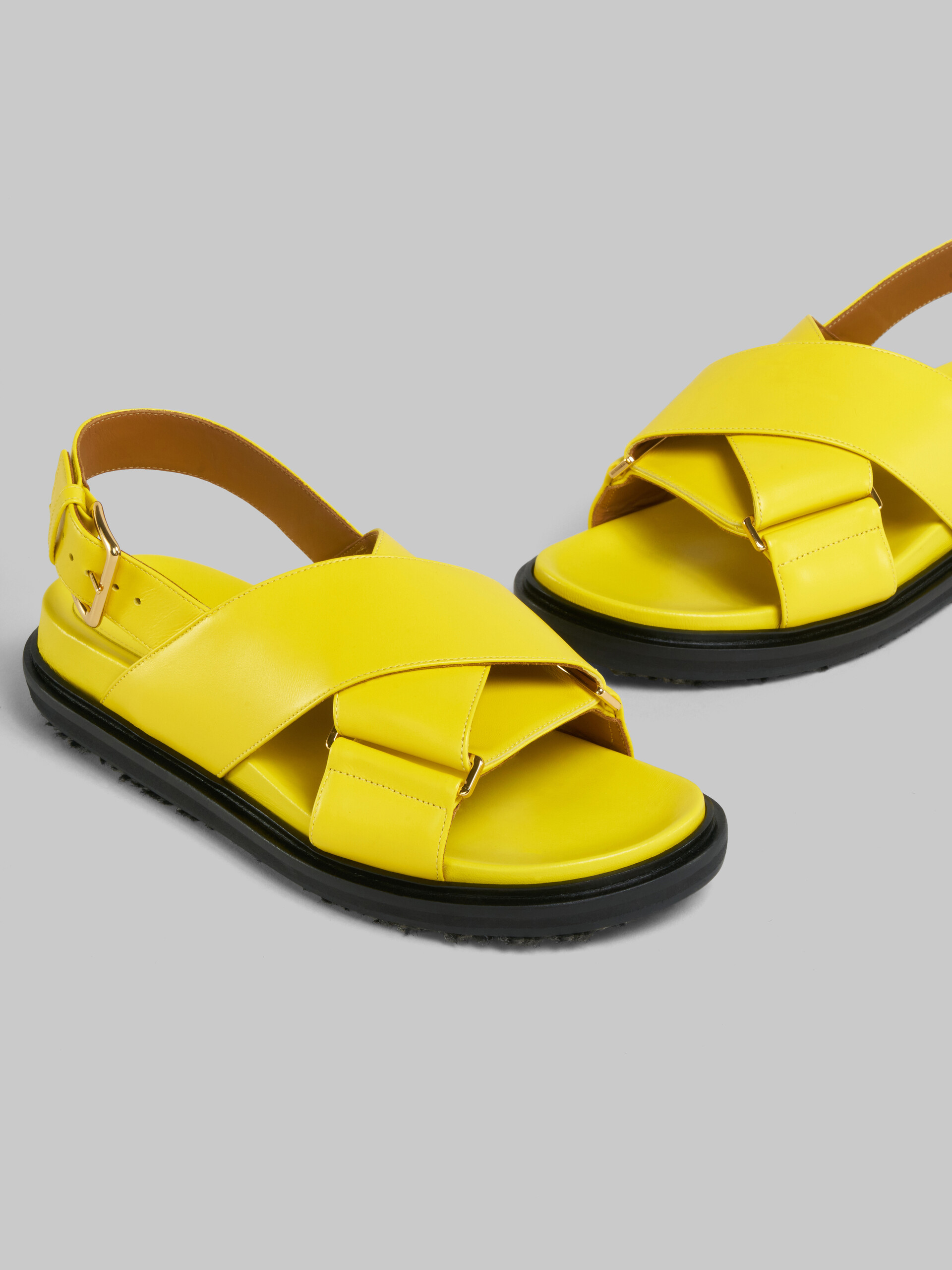Yellow leather Fussbett - Sandals - Image 5