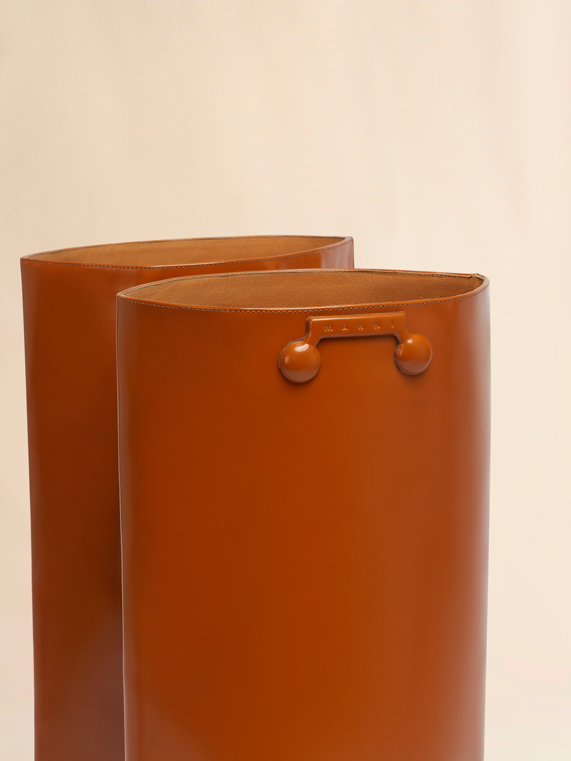 Brown leather Trunkaroo knee-high boot - Boots - Image 4
