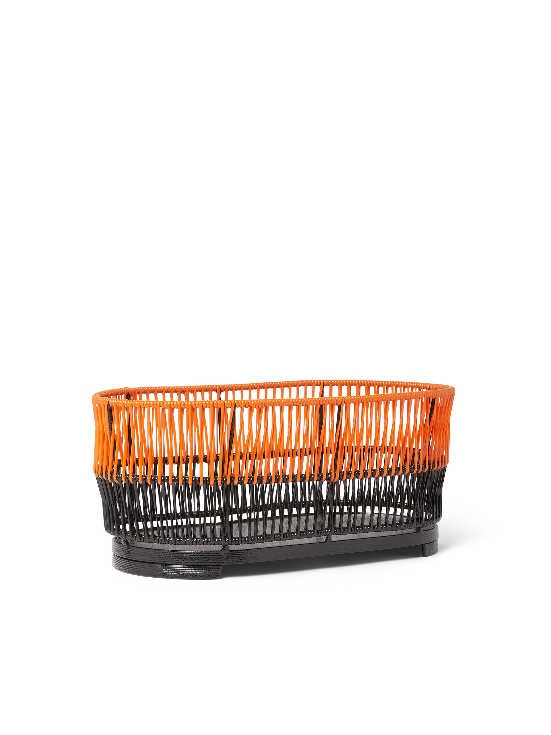 MARNI MARKET oval basket in metal and bi-coloured PVC - Furniture - Image 2