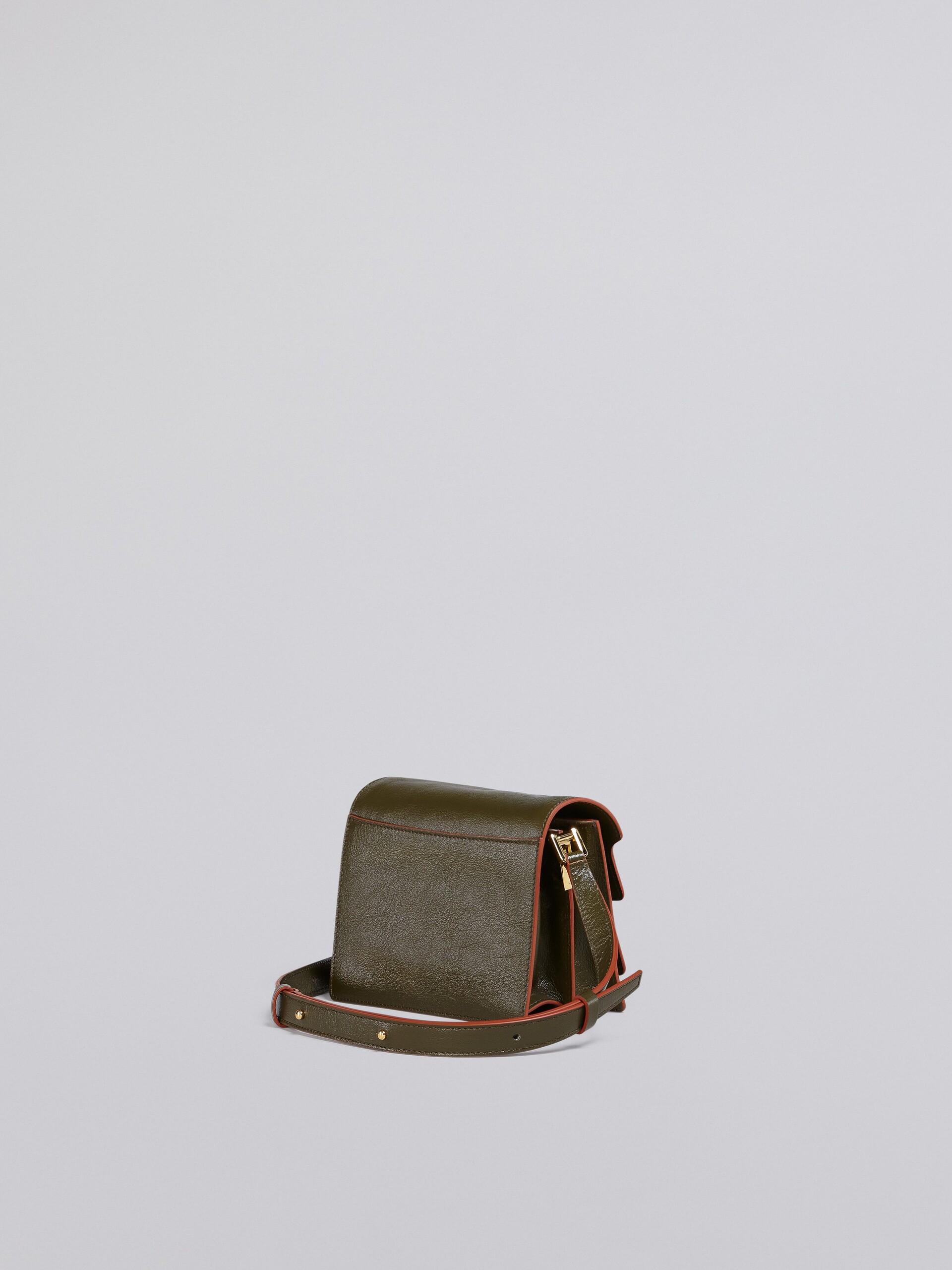 TRUNK SOFT bag mini in pelle verde - Borse a spalla - Image 2