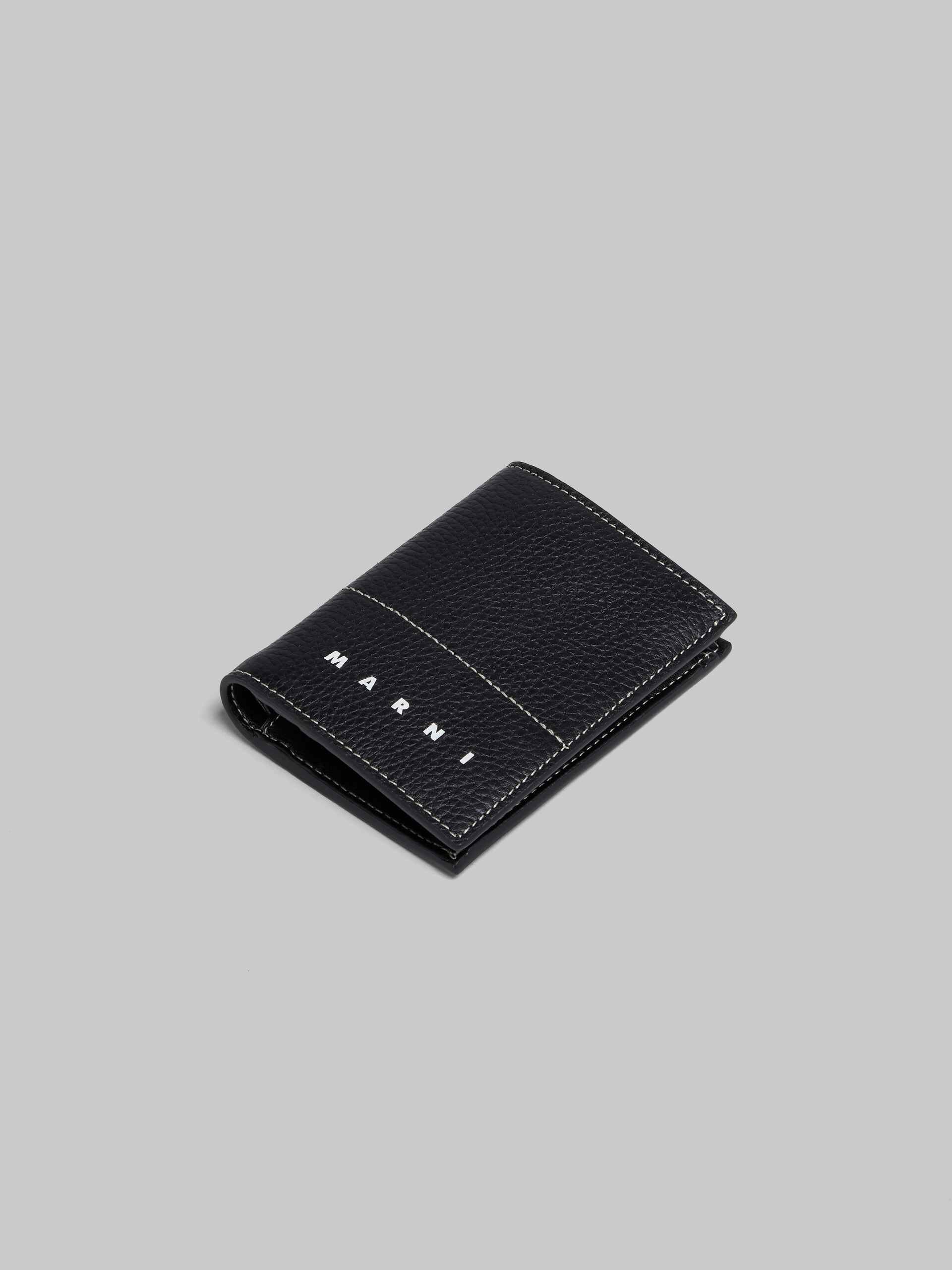 Black leather bifold card case - Wallets - Image 5