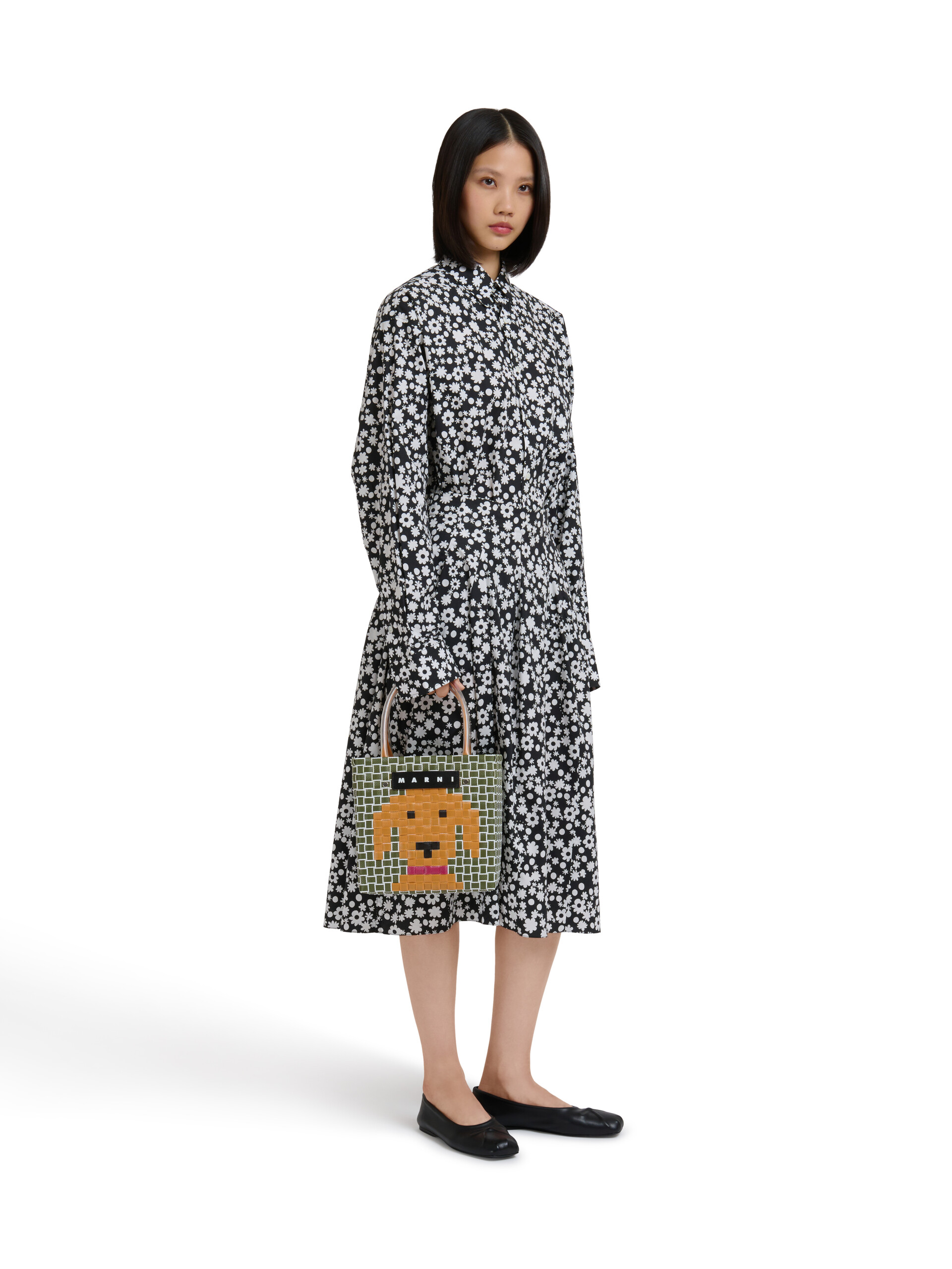 ピンクドッグ MARNI MARKET ANIMAL BASKET - ショッピングバッグ - Image 2