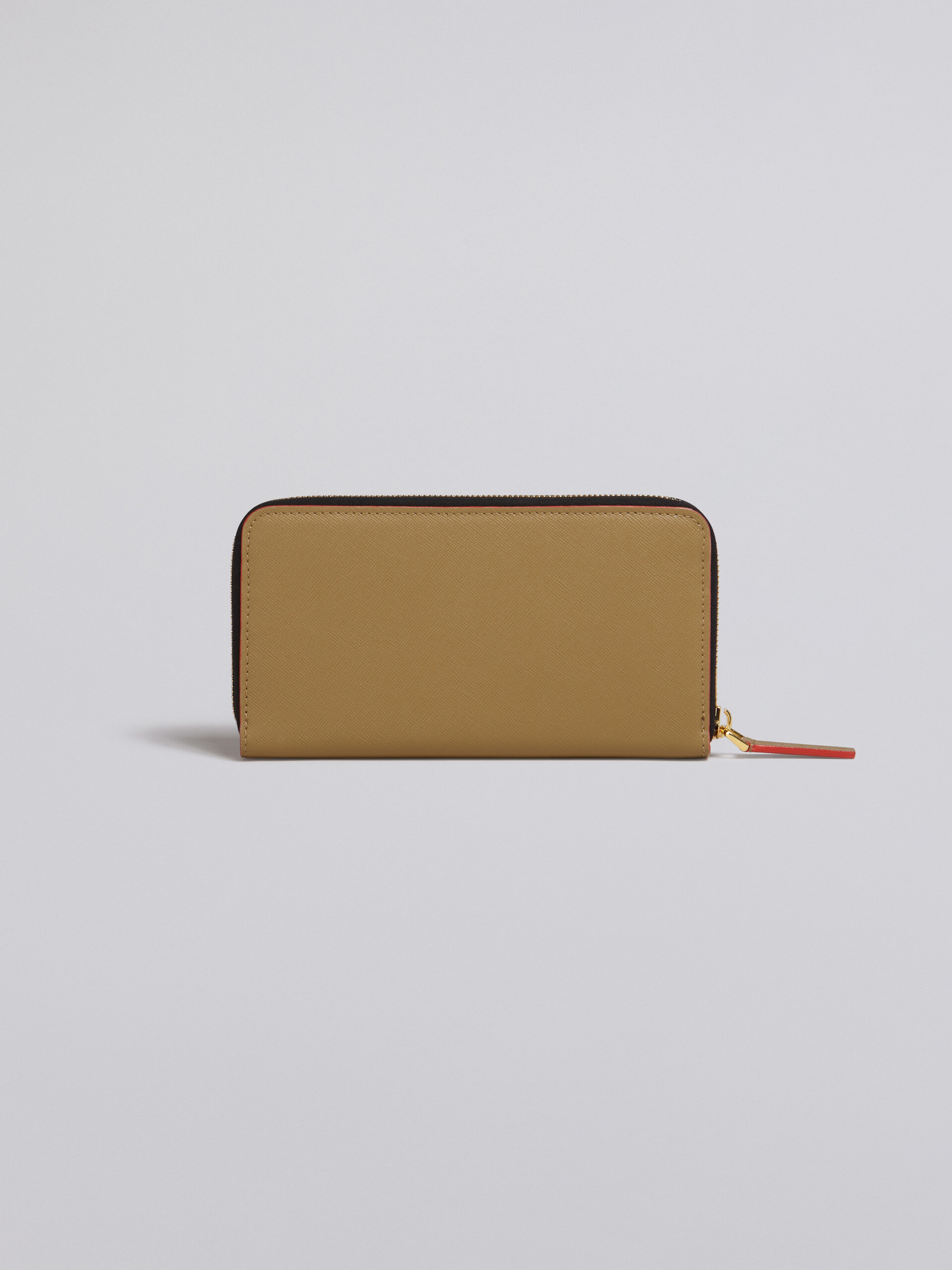 Saffiano calfskin zip-around wallet - Wallets - Image 3