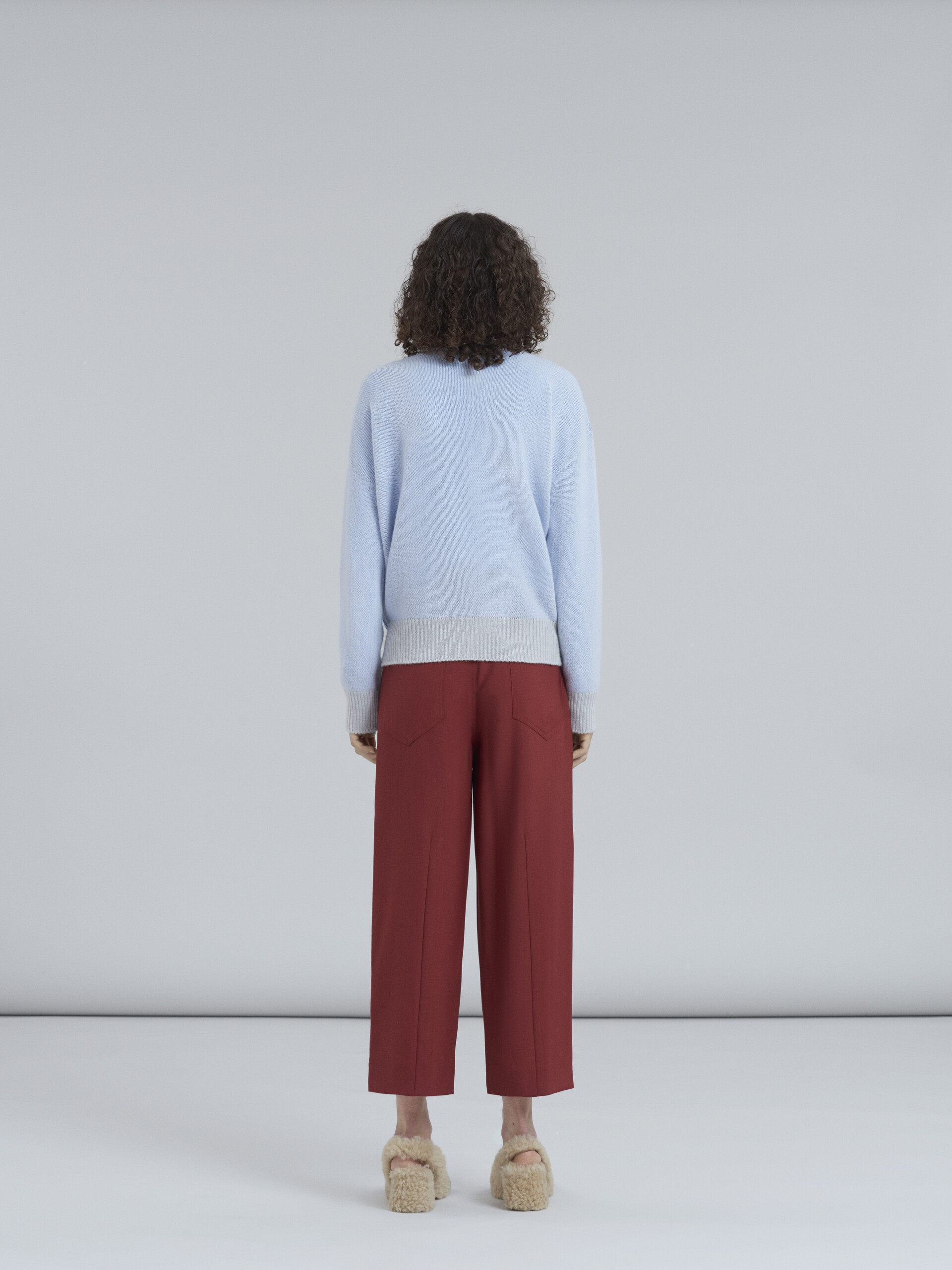 Pantaloni maschili corti in fresco di lana - Pantaloni - Image 3