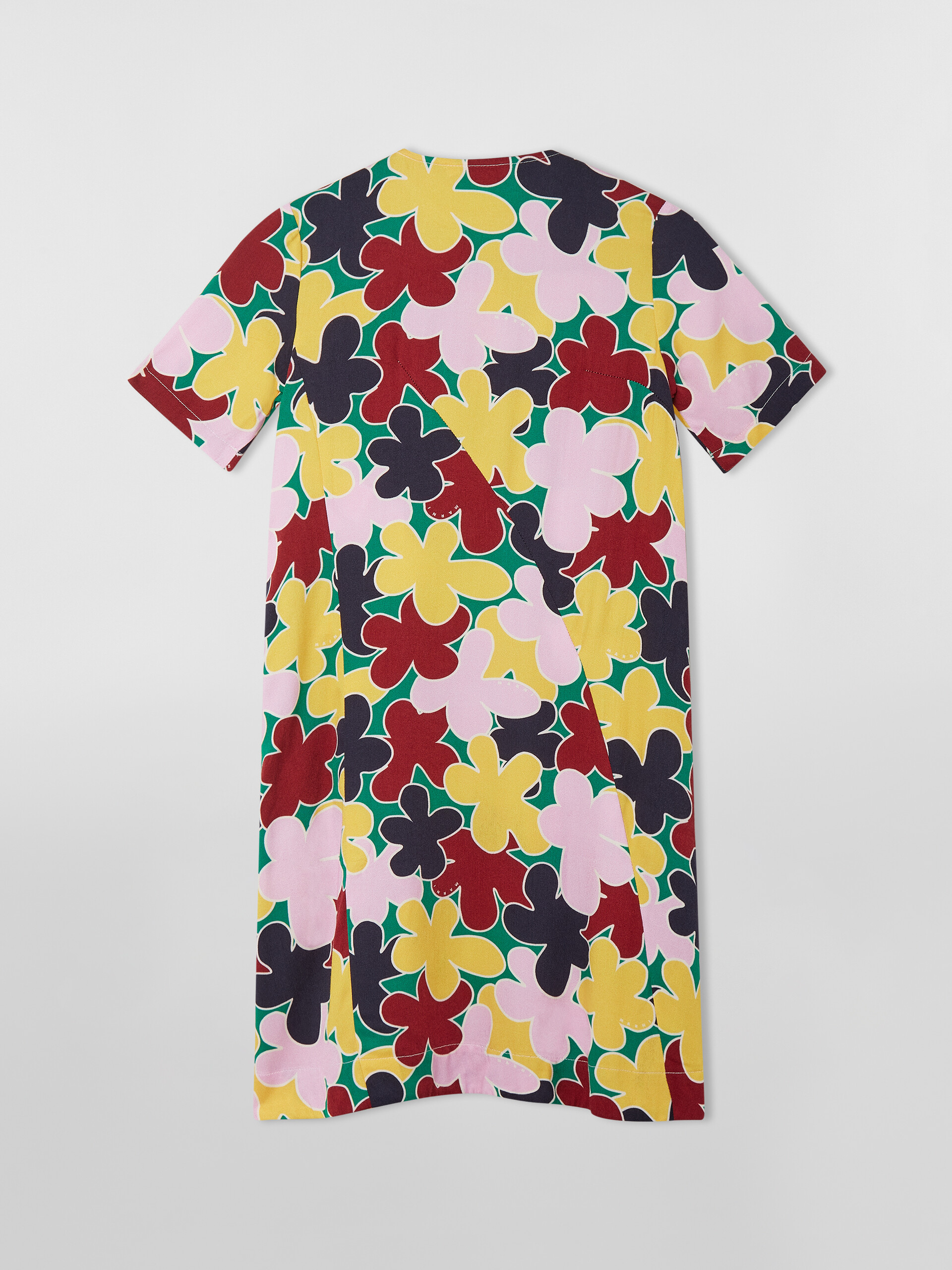DRESS WITH ALLOVER FLOWERS PRINT - Dresses - Image 2