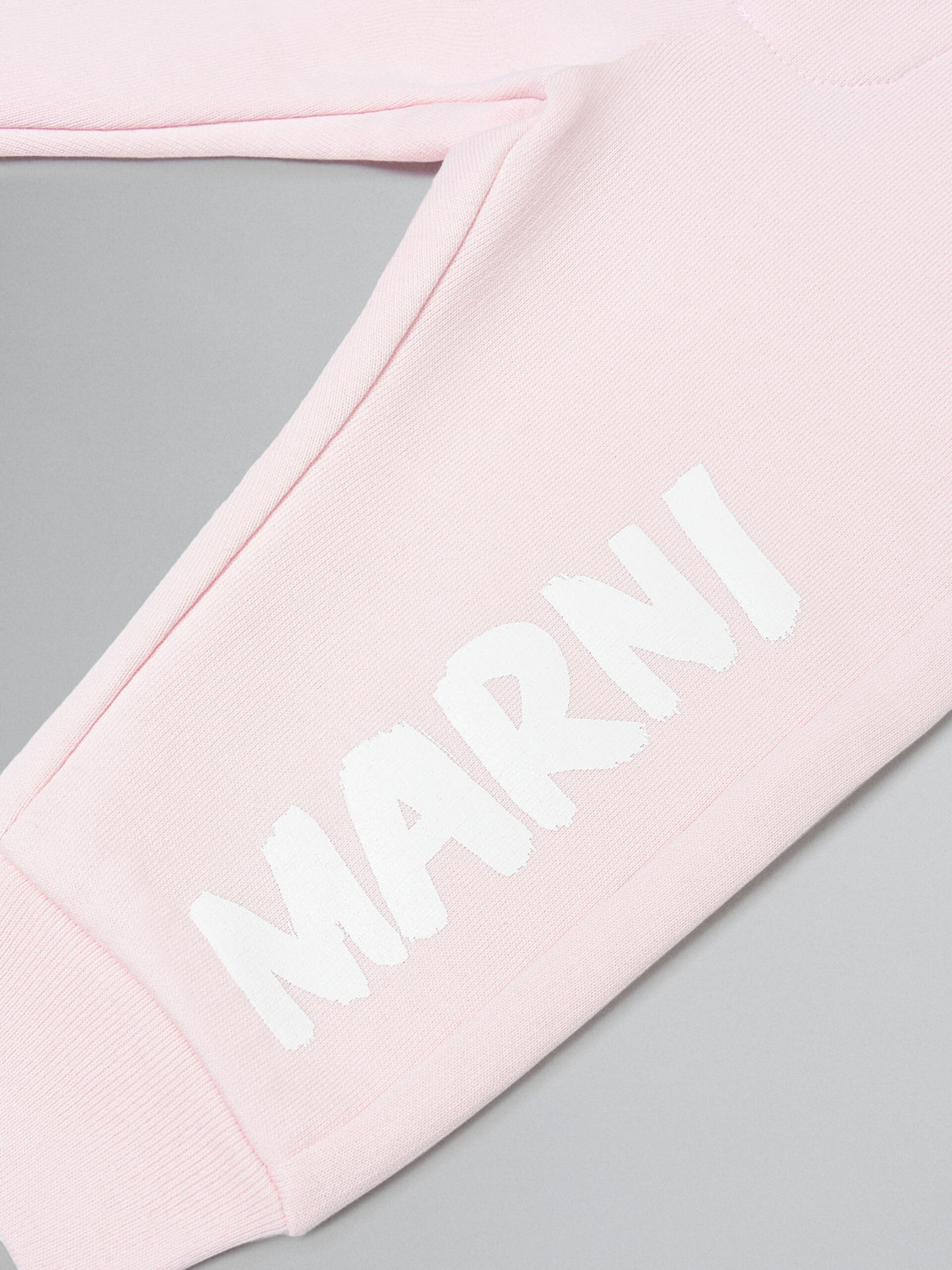 Ballet pink track pants with "Marni" print - Pants - Image 3