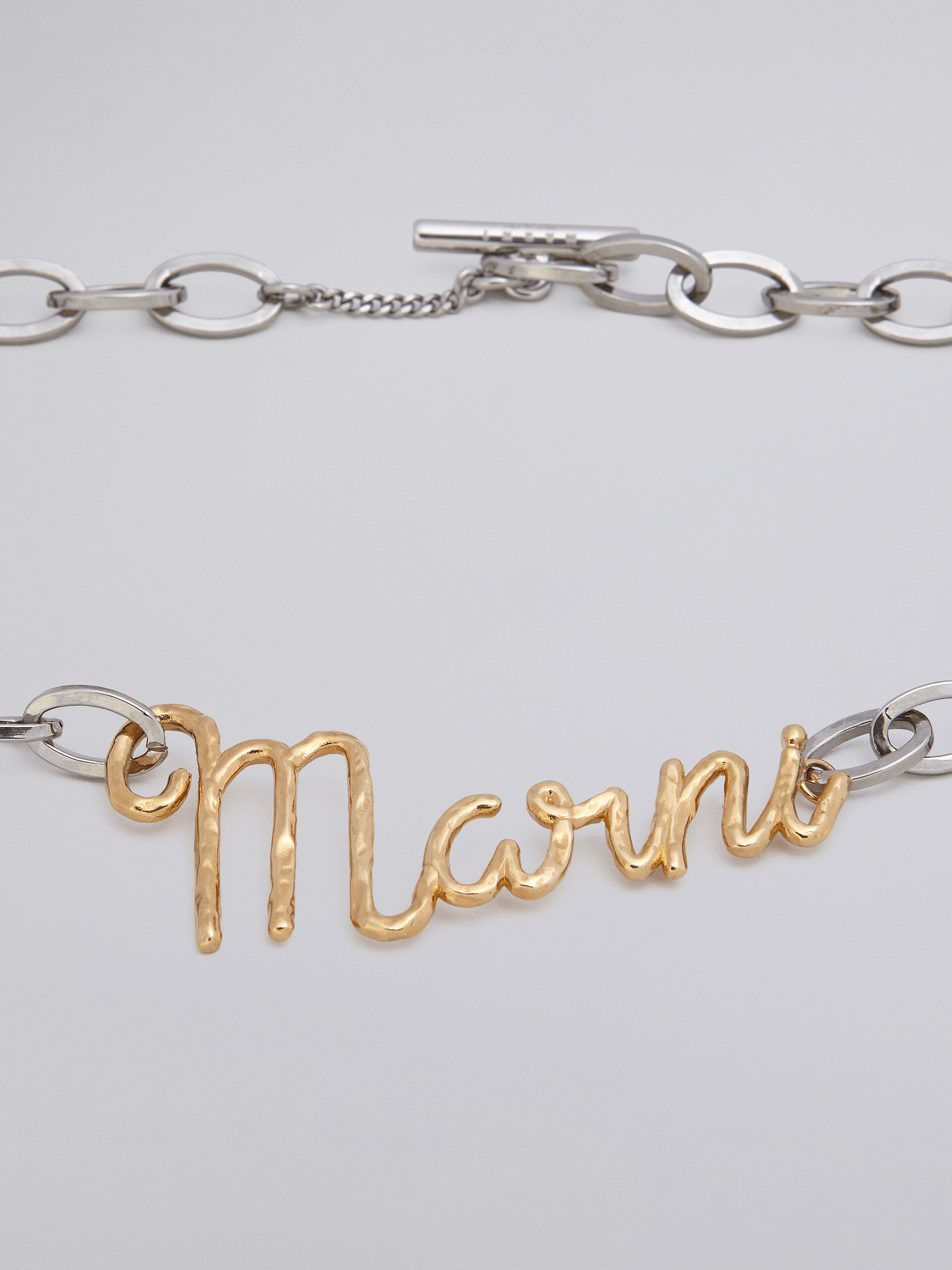 Brass MARNI ITALIC necklace - Necklaces - Image 2