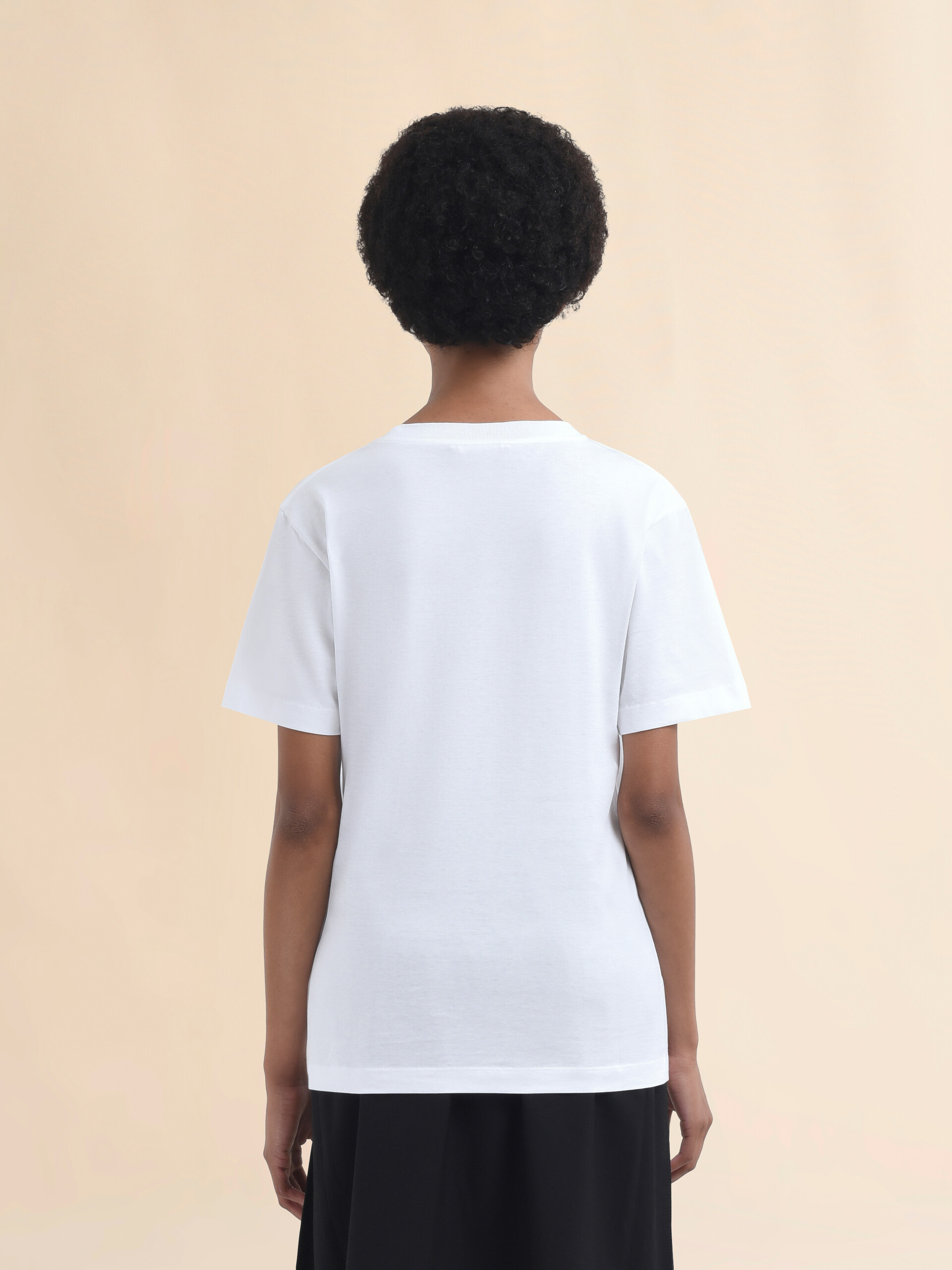 Hellblaues T-Shirt aus Jersey mit Marni Scribbled Logo - T-shirts - Image 3