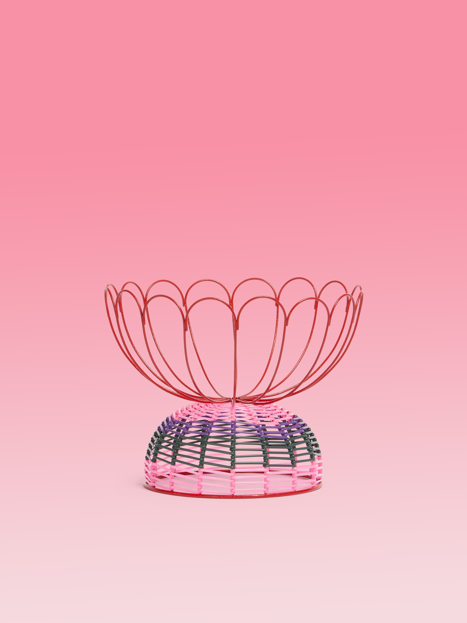 Pink Marni Market Wire Fruit Basket - Accessories - Image 1