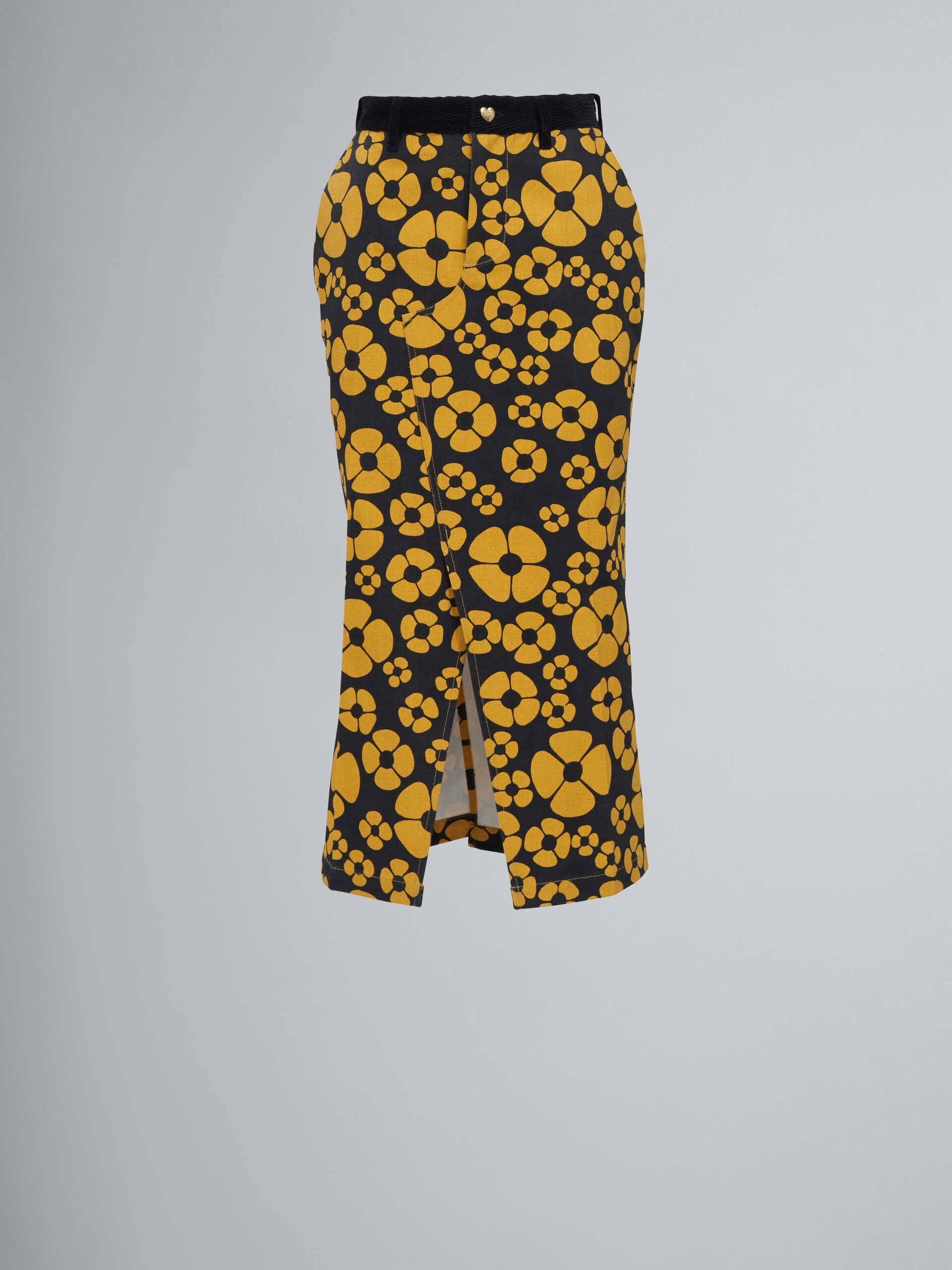 MARNI x CARHARTT WIP - yellow midi skirt - Skirts - Image 1