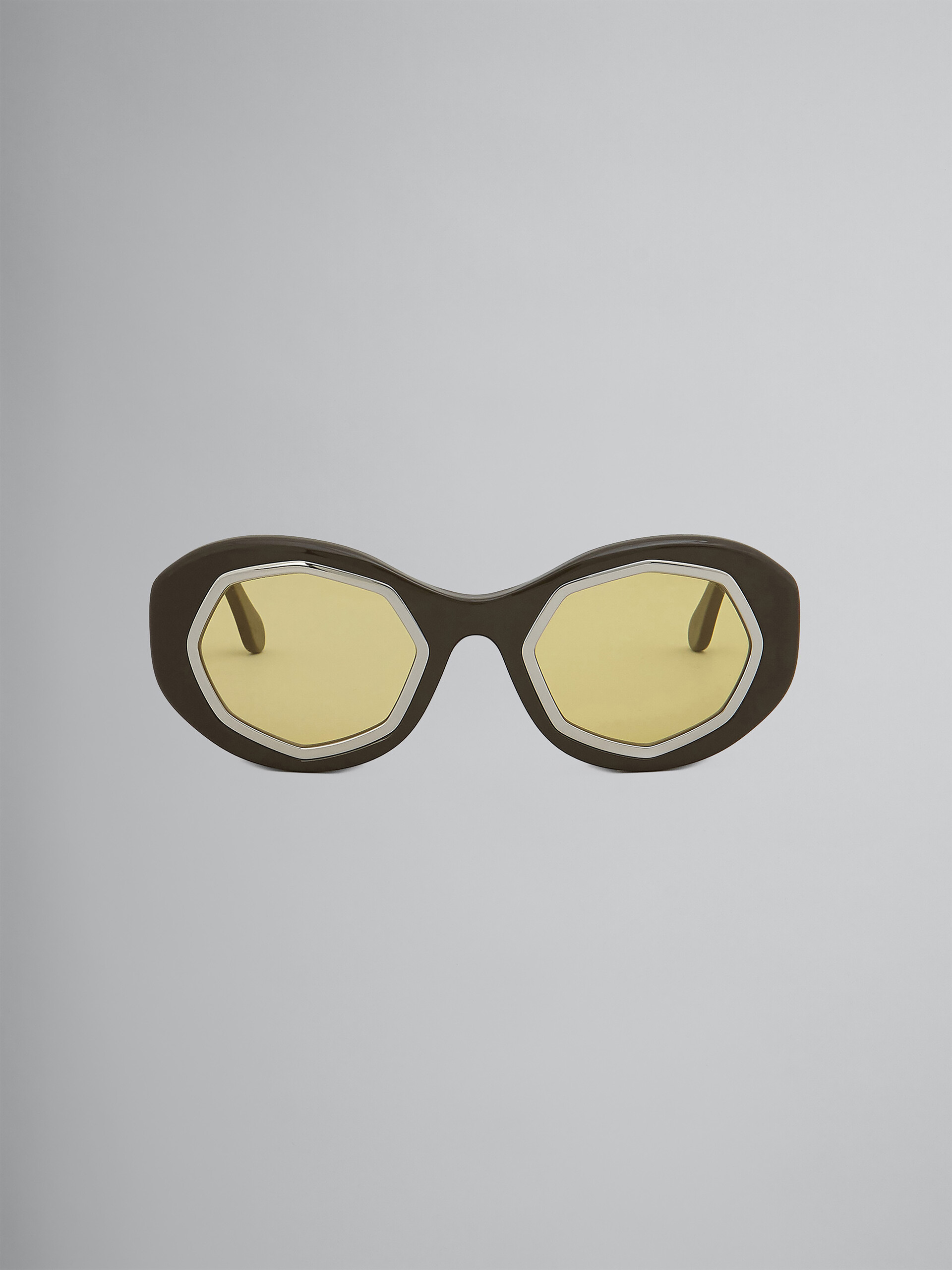 Brown MOUNT BRUMO acetate sunglasses - Optical - Image 1