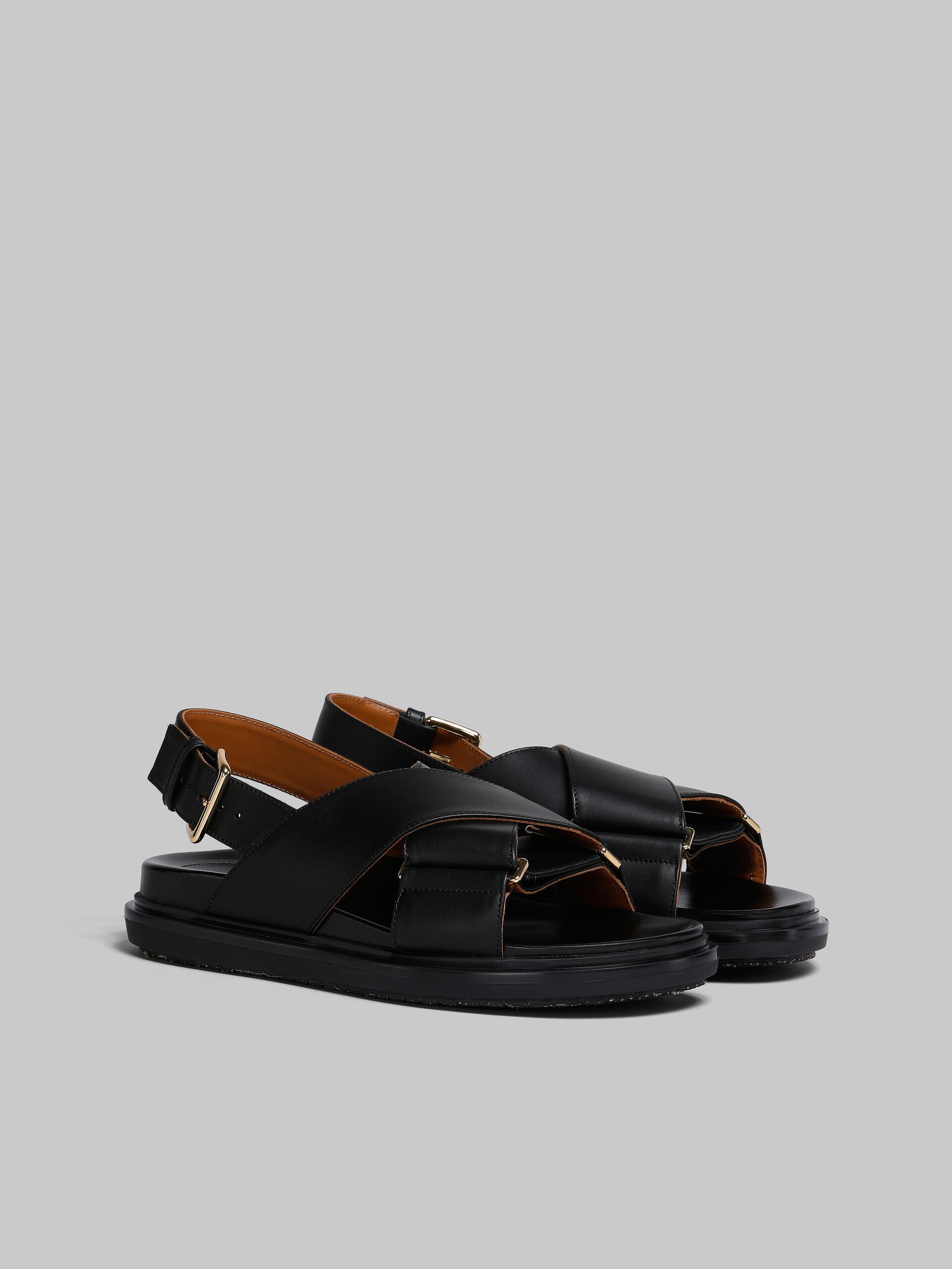 Fuchsia leather Fussbett - Sandals - Image 2