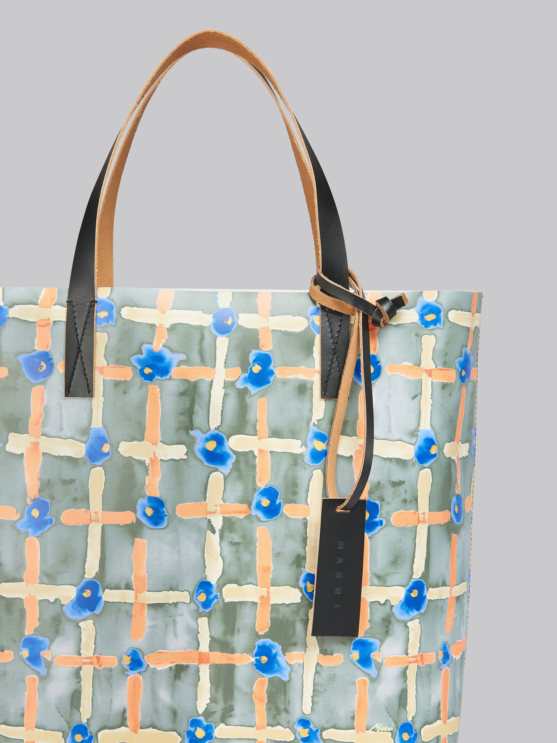 Tote Bag con stampa Saraband blu - Borse shopping - Image 4